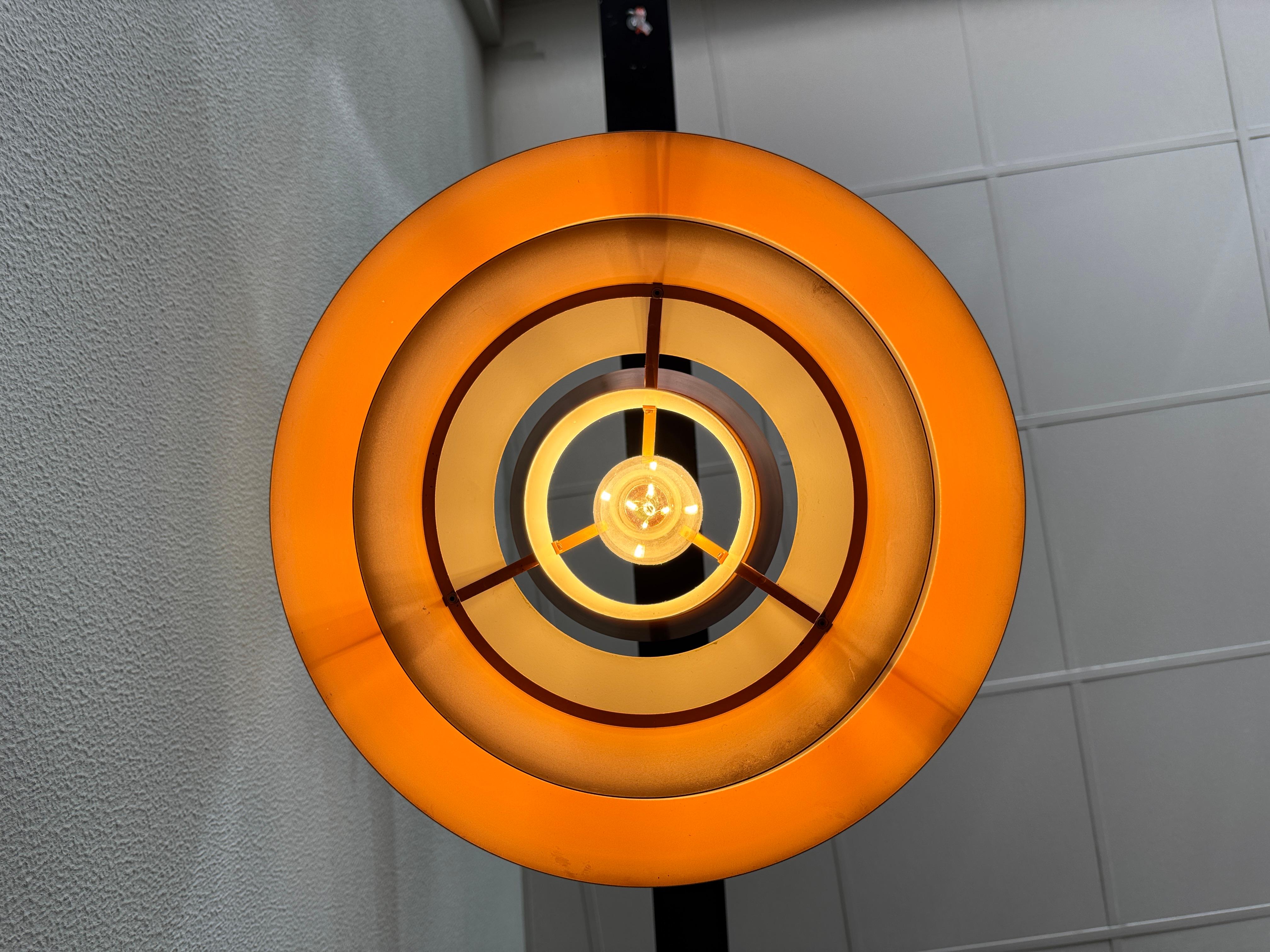 Jo Hammerborg Nova Patinated Copper Ceiling Lamp Fog & Mørup Denmark 1960s For Sale 5