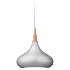 Lampe suspendue "Orient" de Jo Hammerborg pour Fritz Hansen en aluminium et Oak