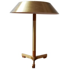Jo Hammerborg 'President' Midcentury Brass Table Lamp