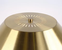 Jo Hammerborg President Table Lamp in Teak and Brass by Fog & Mørup 1960s