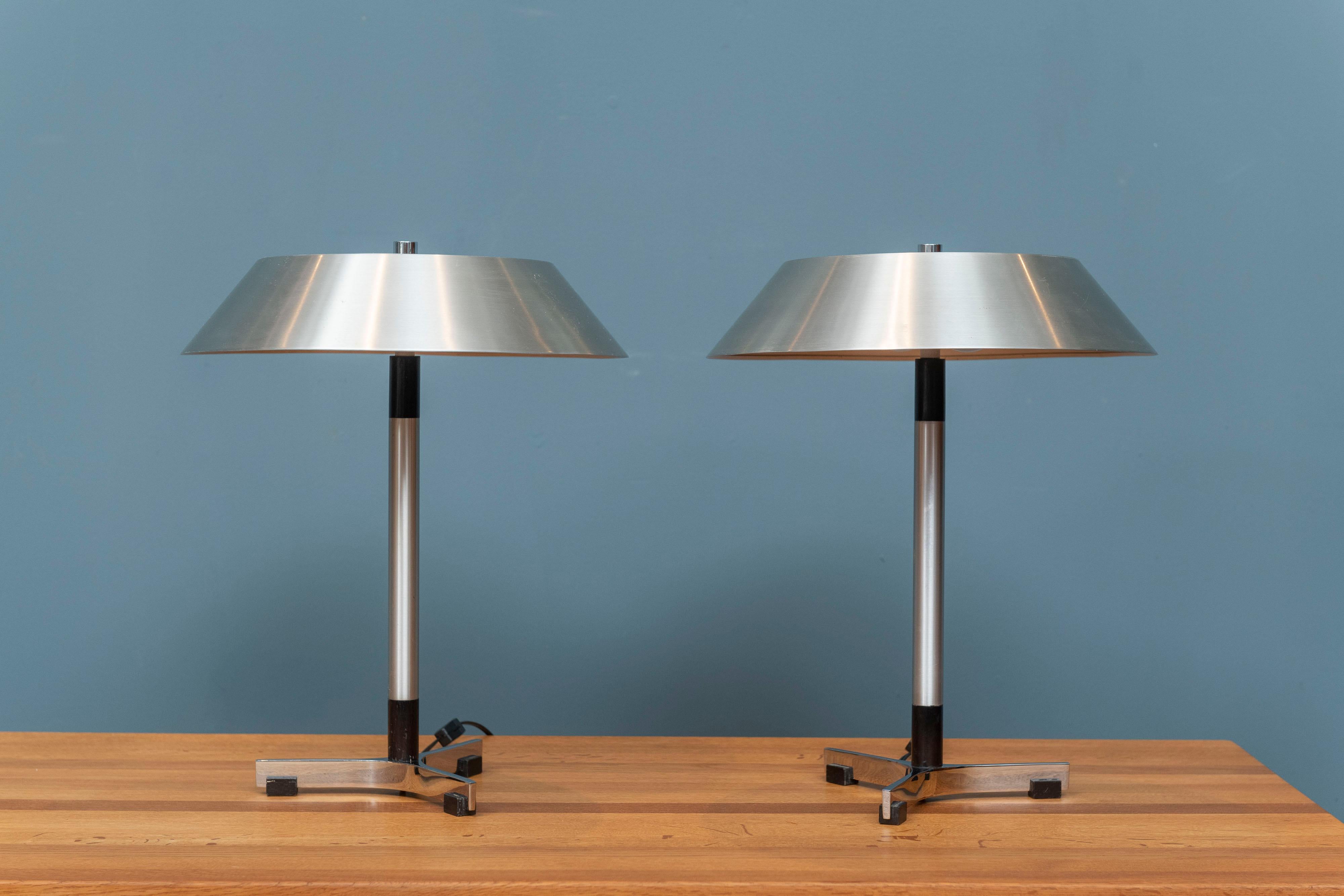 Aluminum Jo Hammerborg President Table Lamps for Fog & Morup