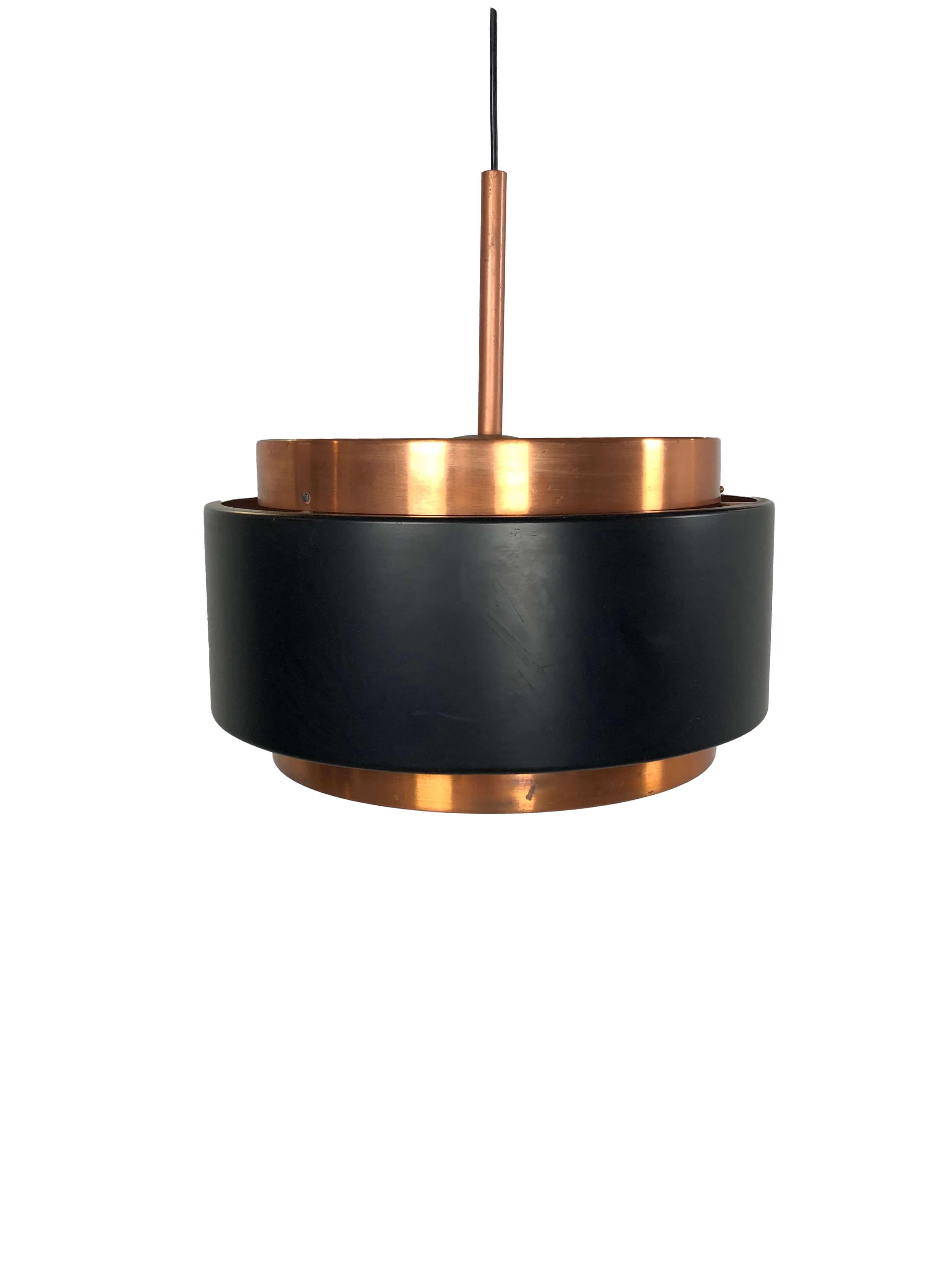 Scandinavian Modern Jo Hammerborg Saturn Lamp Fog & Mørup, Denmark, 1950s