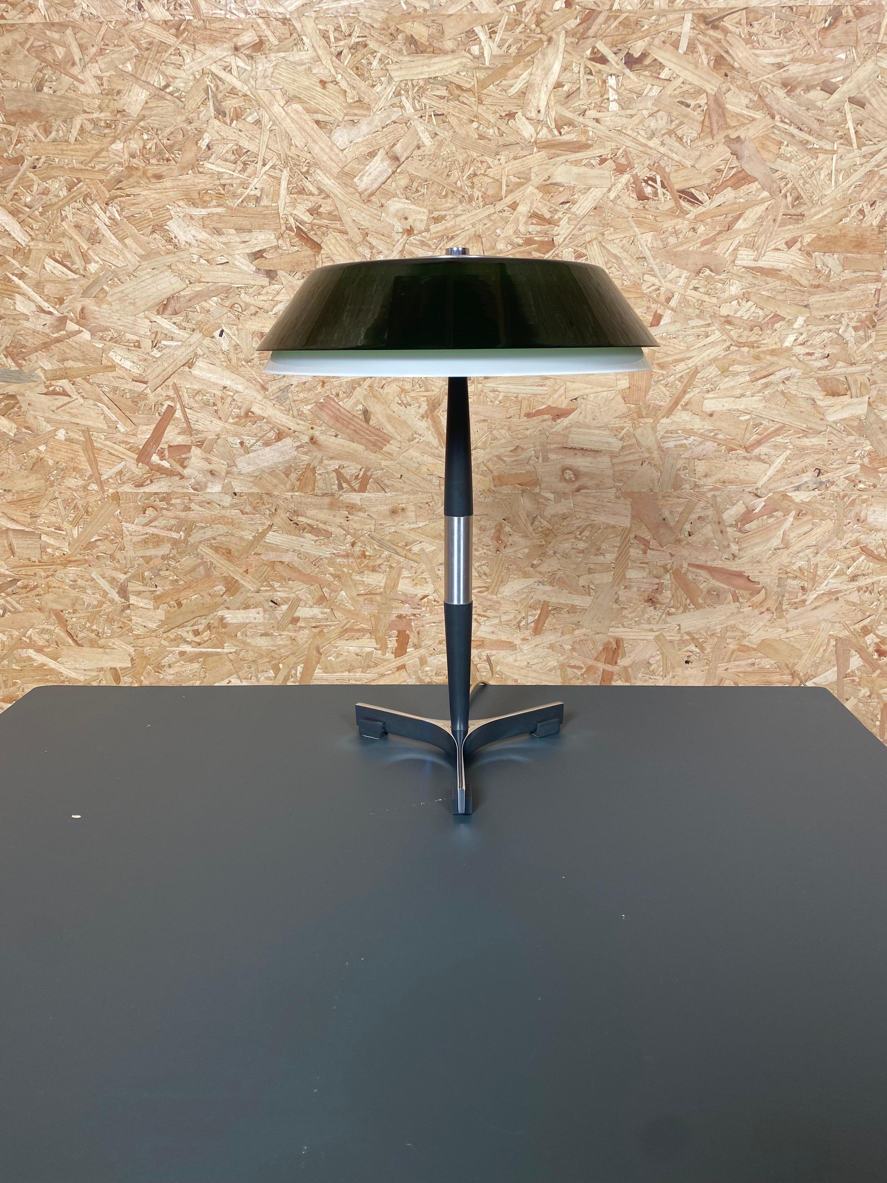 Scandinavo moderno Lampada da tavolo Jo Hammerborg Modello Senior Prodotta da Fog & Mørup in Danimarca 1966 in vendita