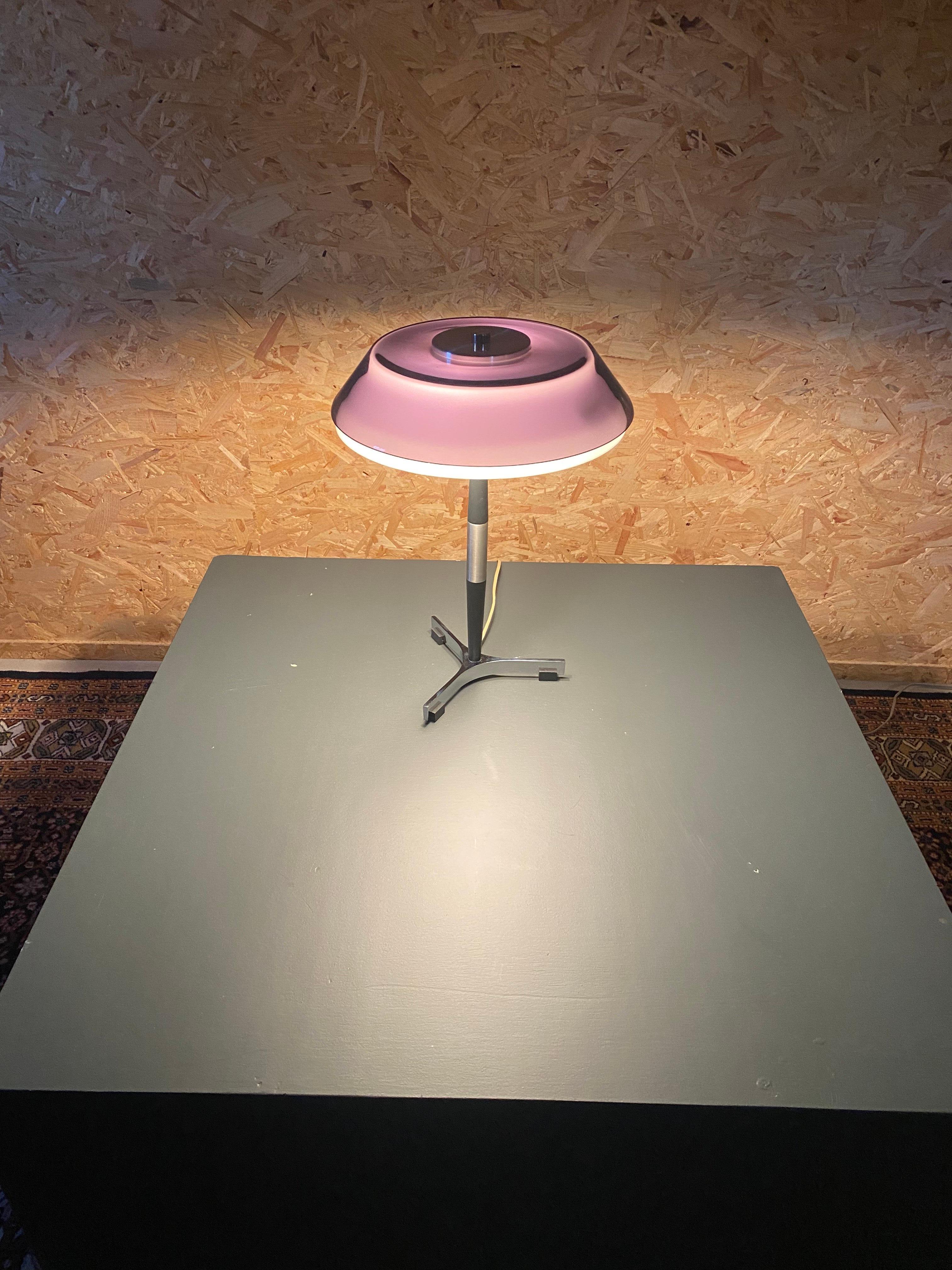 Scandinavian Modern Jo Hammerborg Table Lamp Model Senior Produced by Fog & Mørup in Denmark For Sale