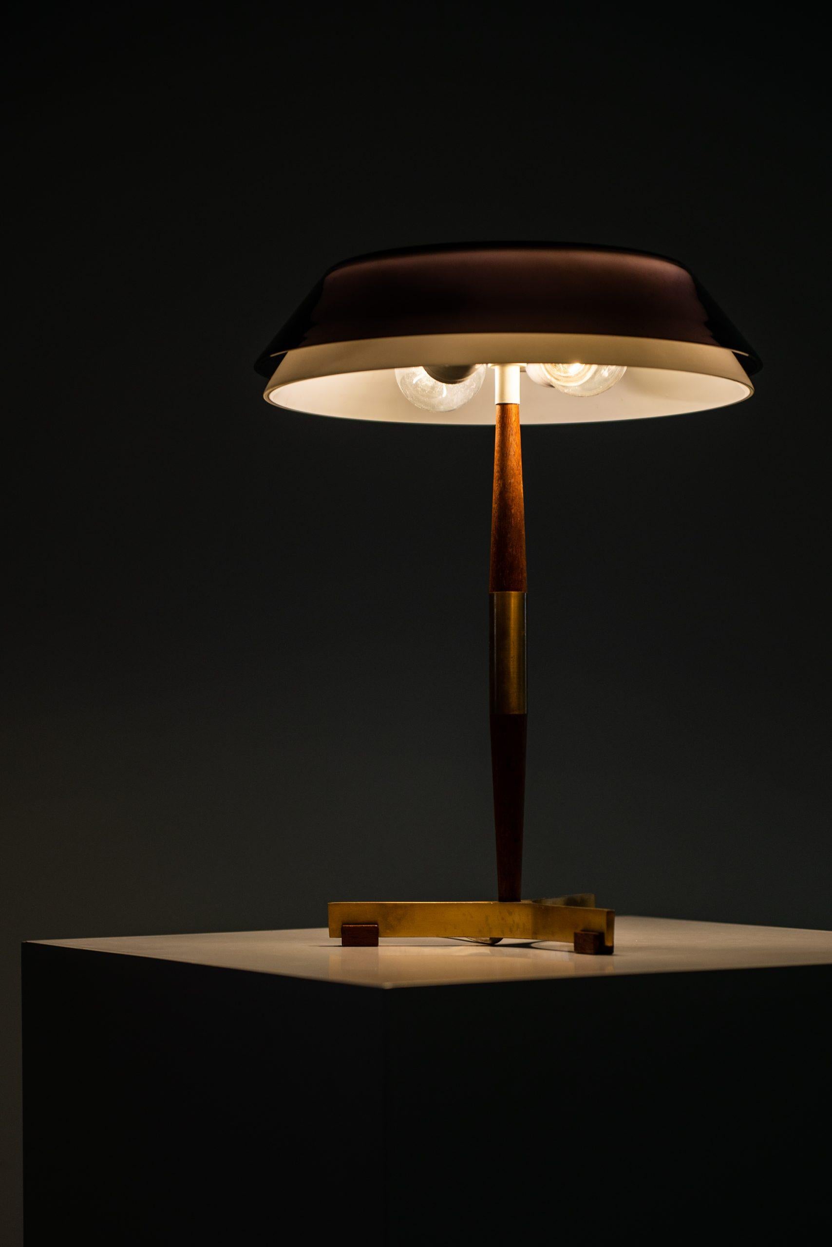 Danish Jo Hammerborg Table Lamp Model Senior Produced by Fog & Mørup in Denmark