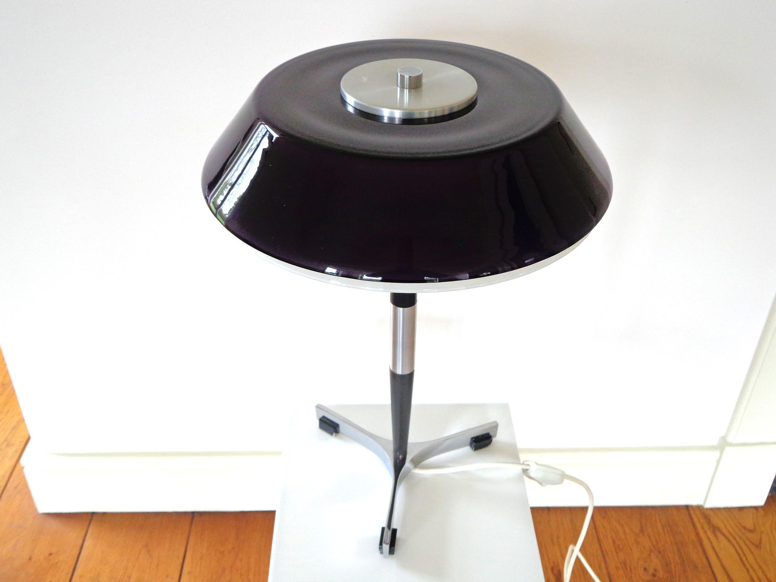 Danish Jo Hammerborg Table Lamp Model Senior Produced by Fog & Mørup in Denmark For Sale