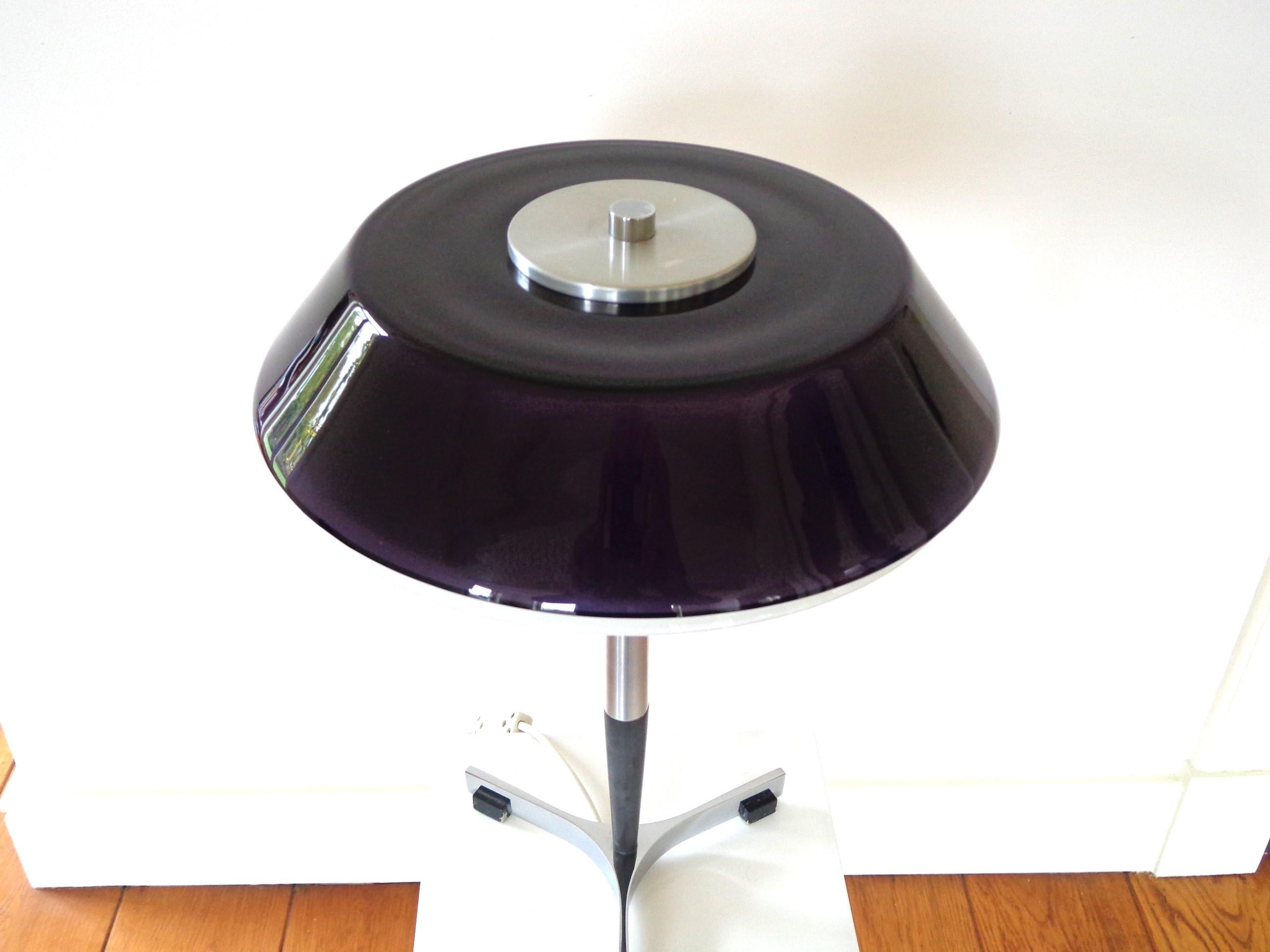 Lacquered Jo Hammerborg Table Lamp Model Senior Produced by Fog & Mørup in Denmark For Sale