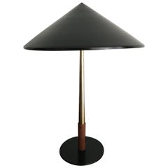 Jo Hammerporg for Fog & Morup Scandinavian Mid-Century Modern Table Lamp, 1950
