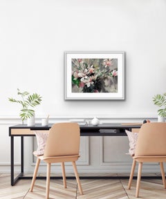 Jo Haran, Magnolia appollaiata, Arte contemporanea, Arte floreale, Arte accessibile