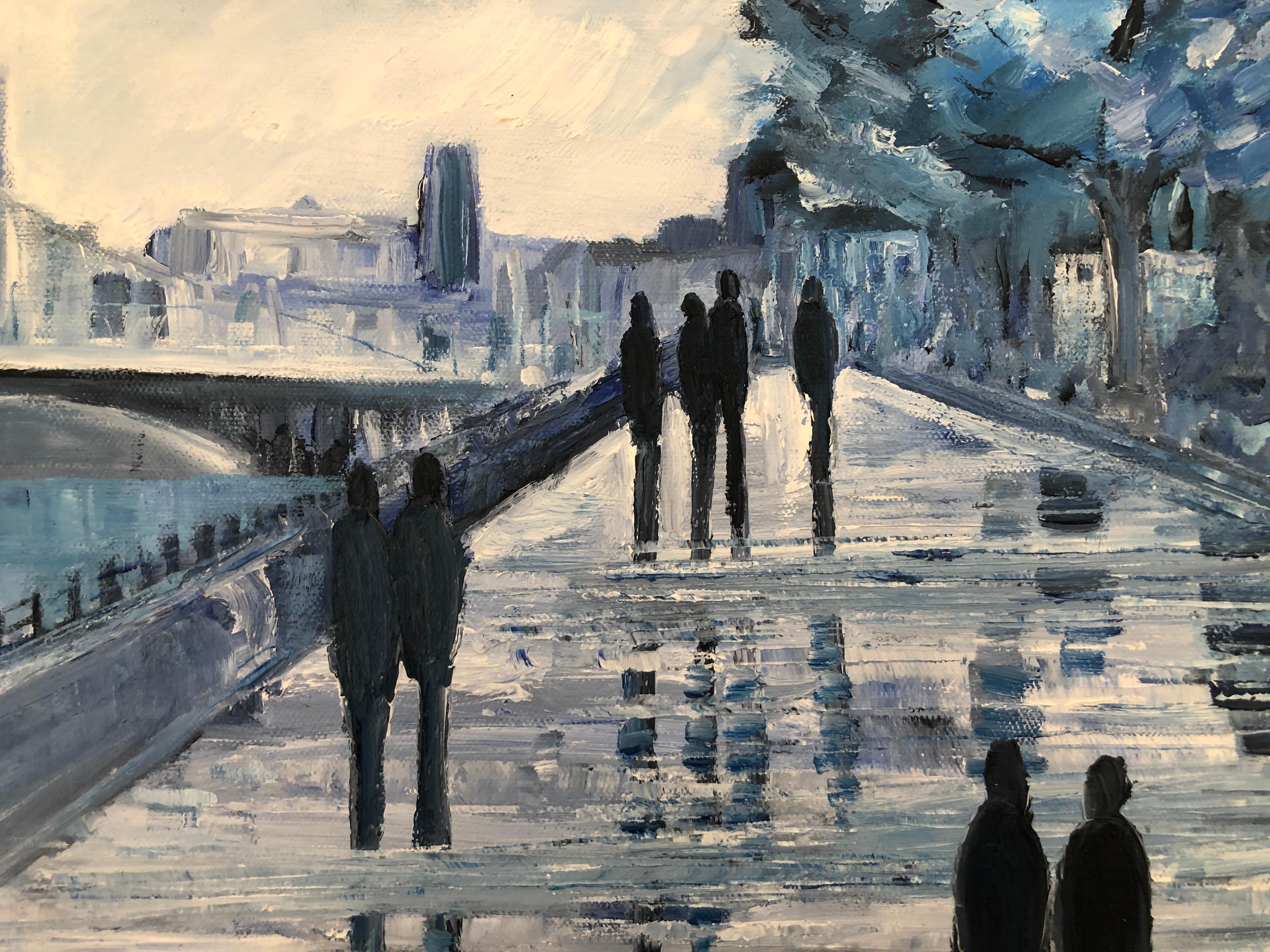 Battersea Walk London painting by award winning British artist Jo Holdsworth 5