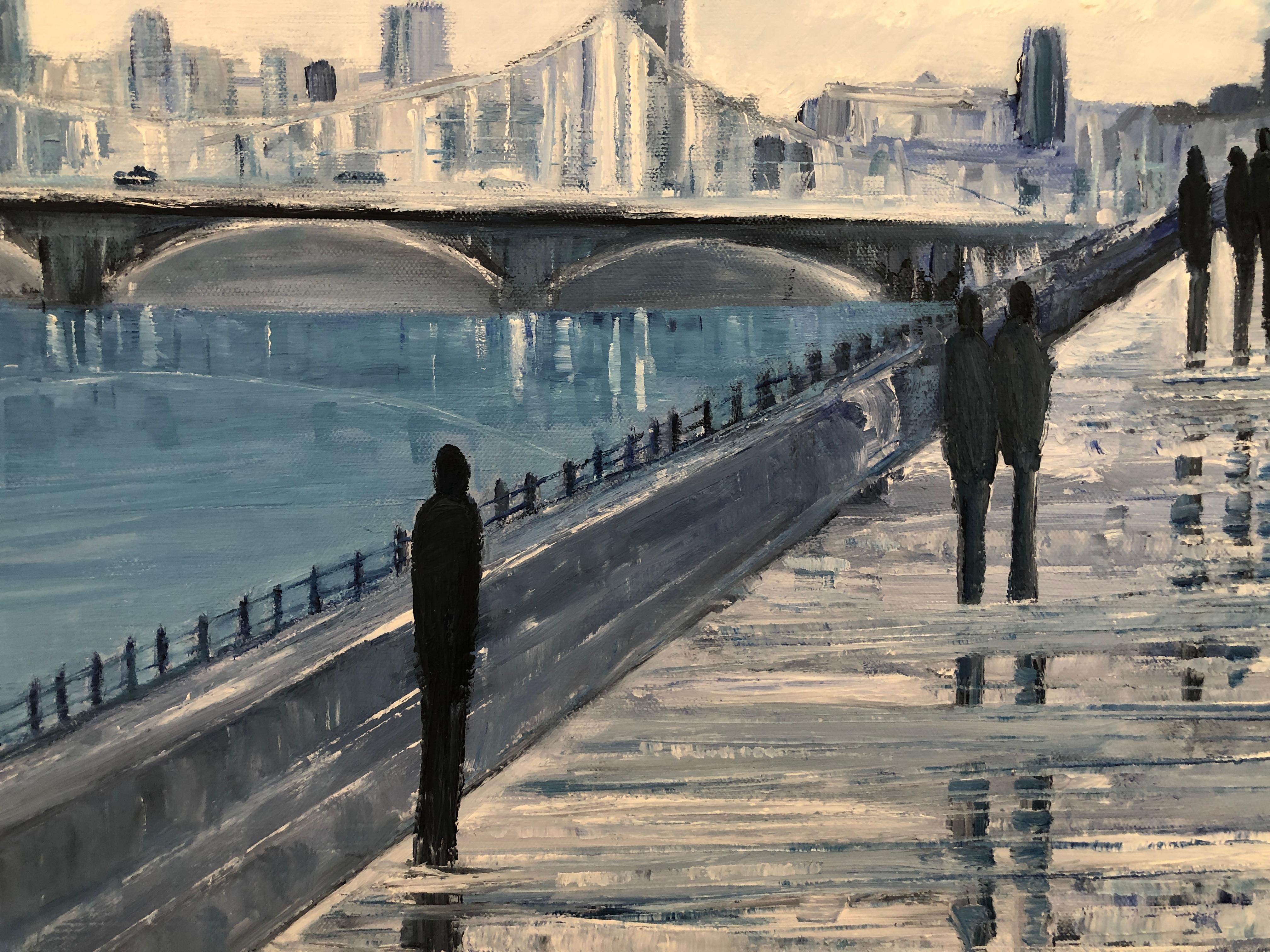 Battersea Walk London painting by award winning British artist Jo Holdsworth 6