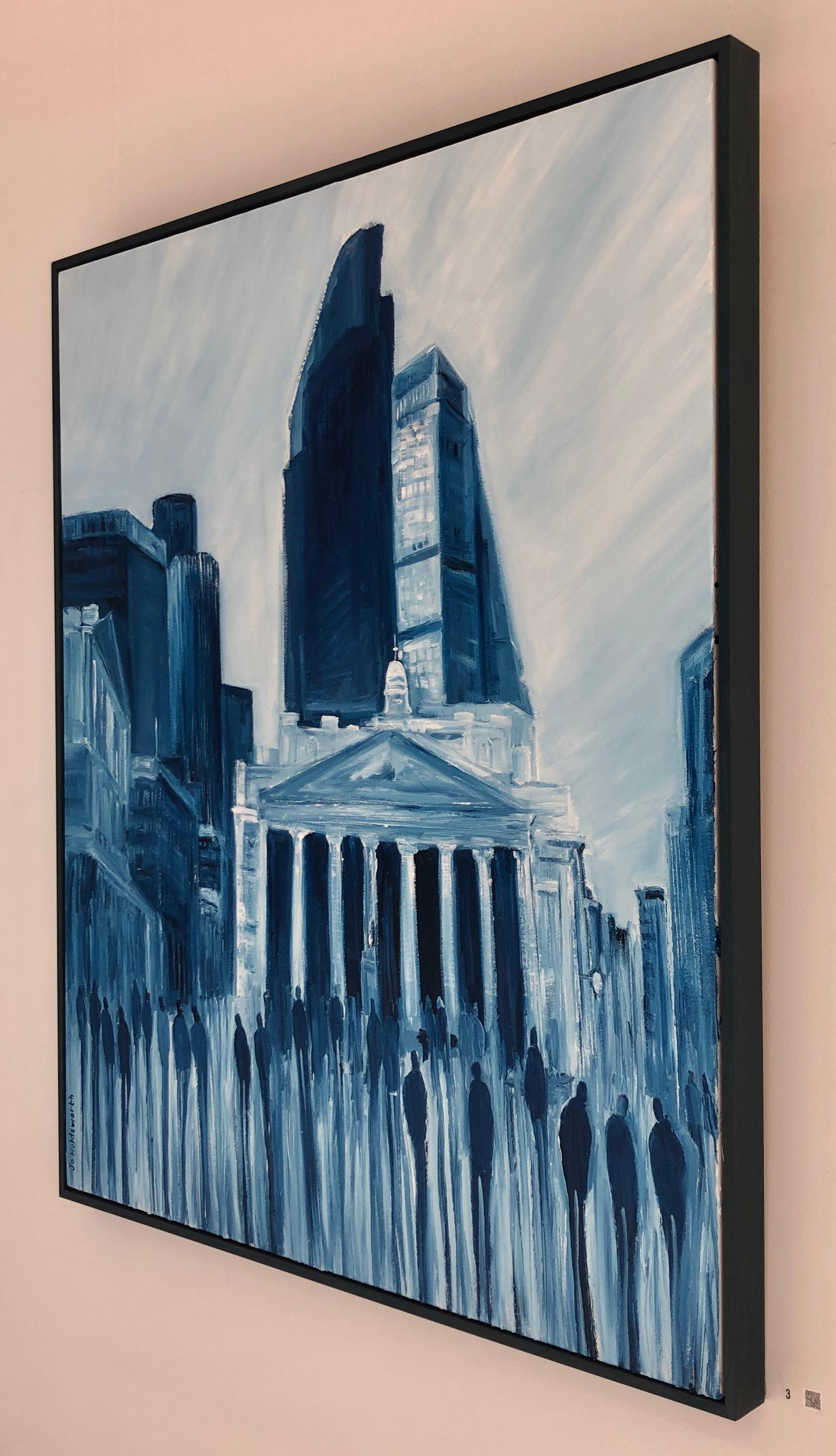 Threadneedle Street London  oil painting by Jo Holdsworth For Sale 5