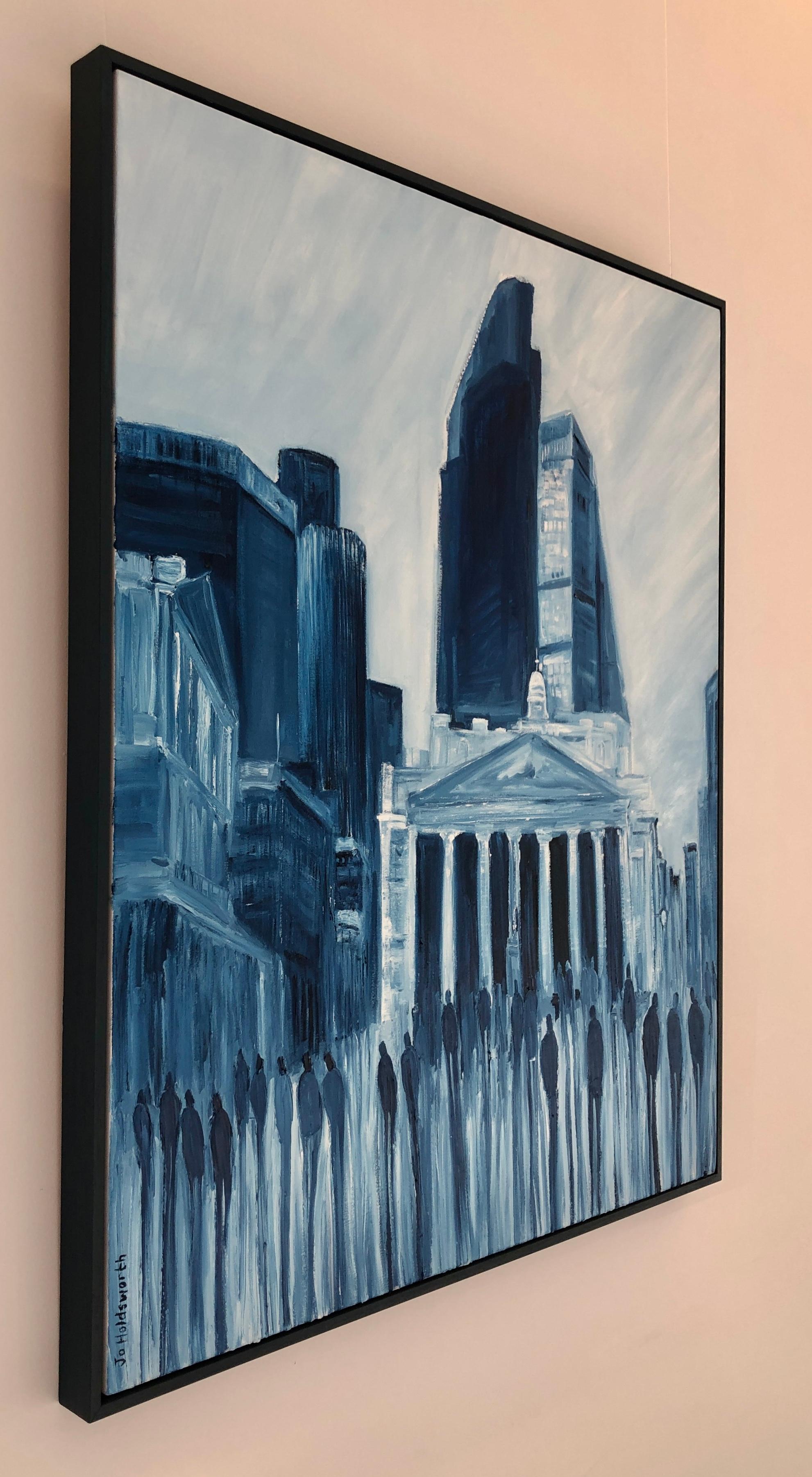 Threadneedle Street London  oil painting by Jo Holdsworth For Sale 6