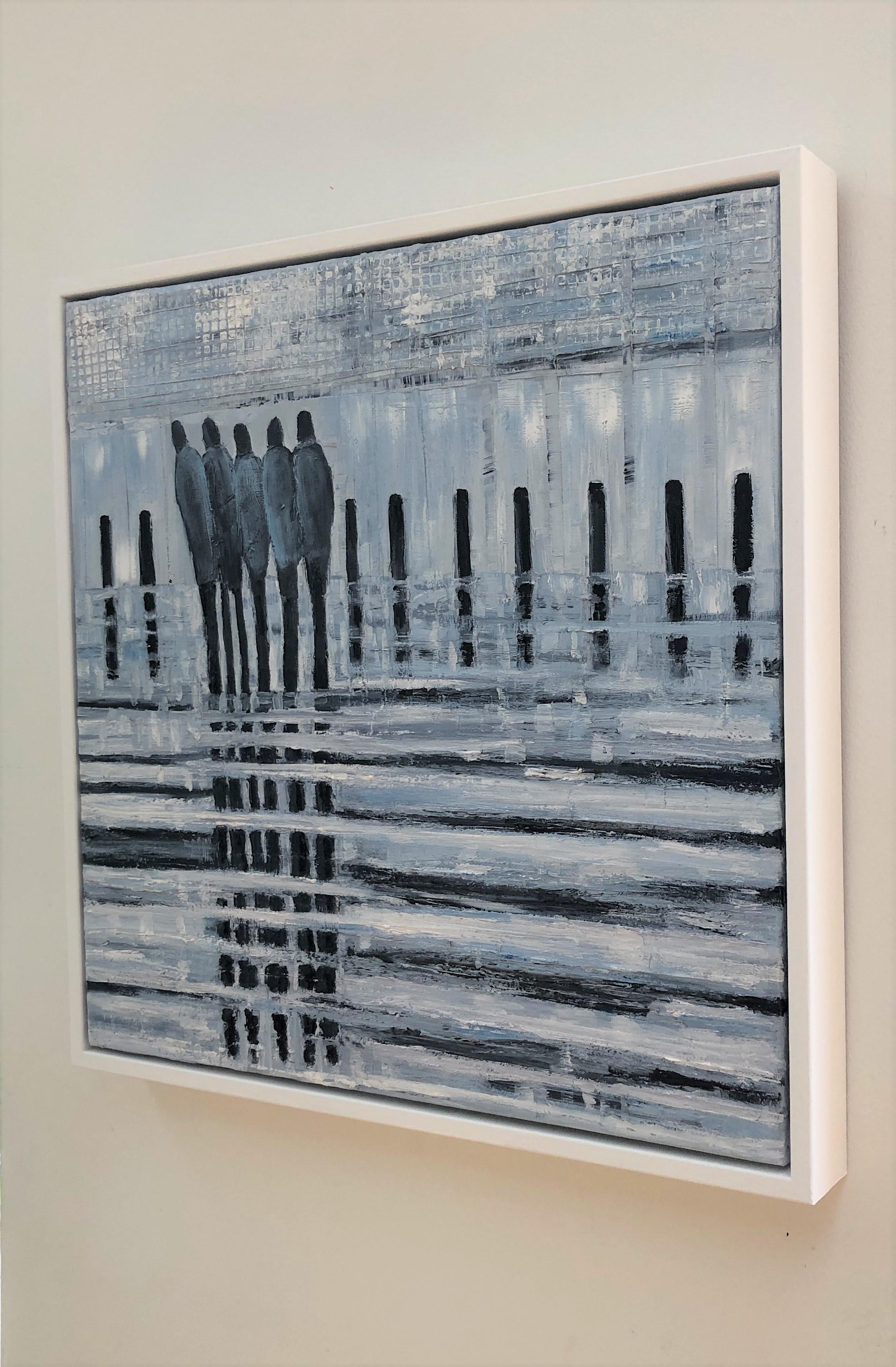 Quadro contemporaneo del West End di Londra dell'artista britannica Jo Holdsworth in vendita 3