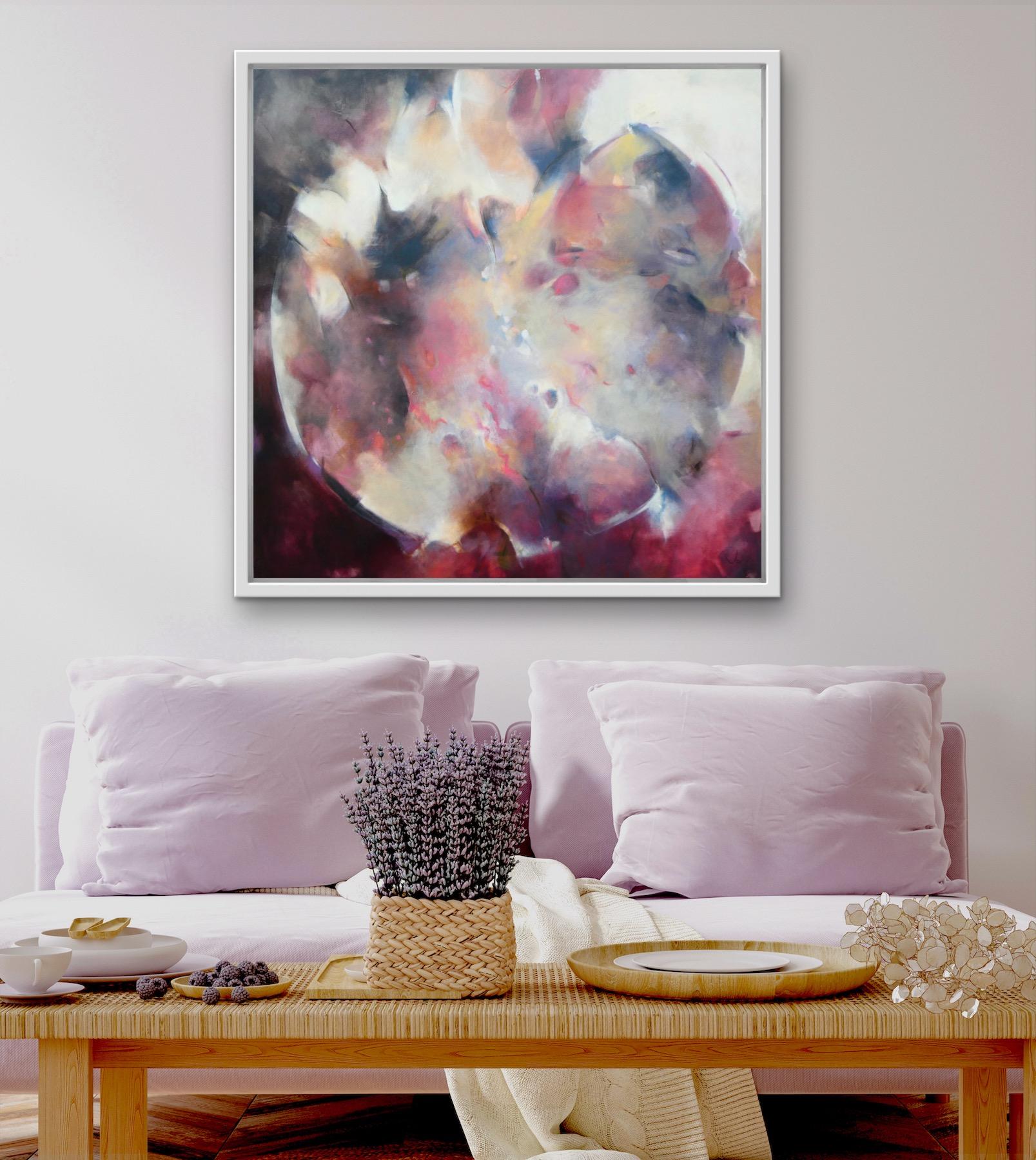 Together Forever, abstract art, floral art, original painting, affordable art For Sale 6
