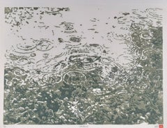 'Cloudburst' Original Print Contemporary Japanese Inspired Water theme Fine art