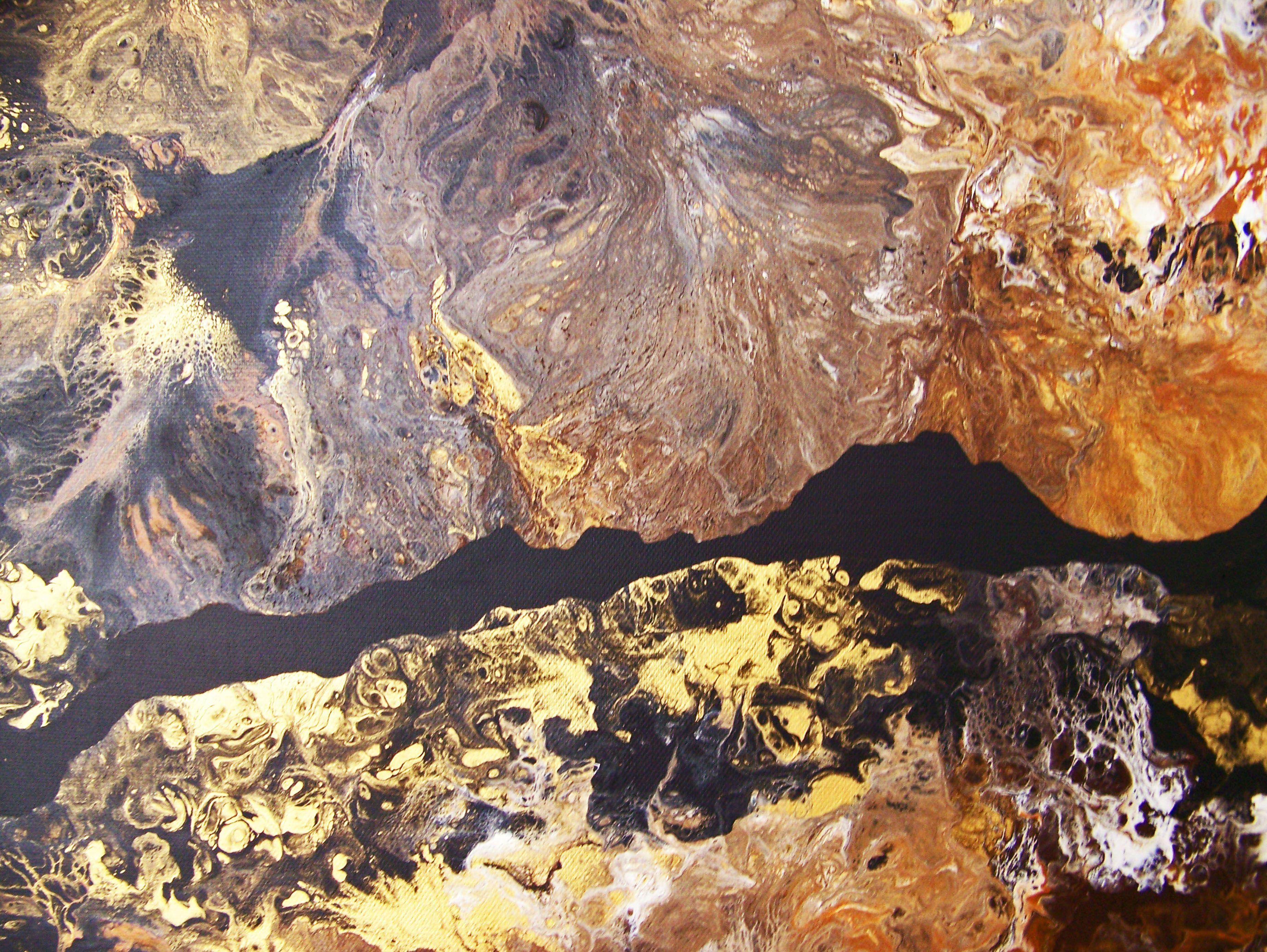 Un temps que vous pouvez embrasser, peinture, acrylique sur toile - Abstrait Painting par Jo Moore