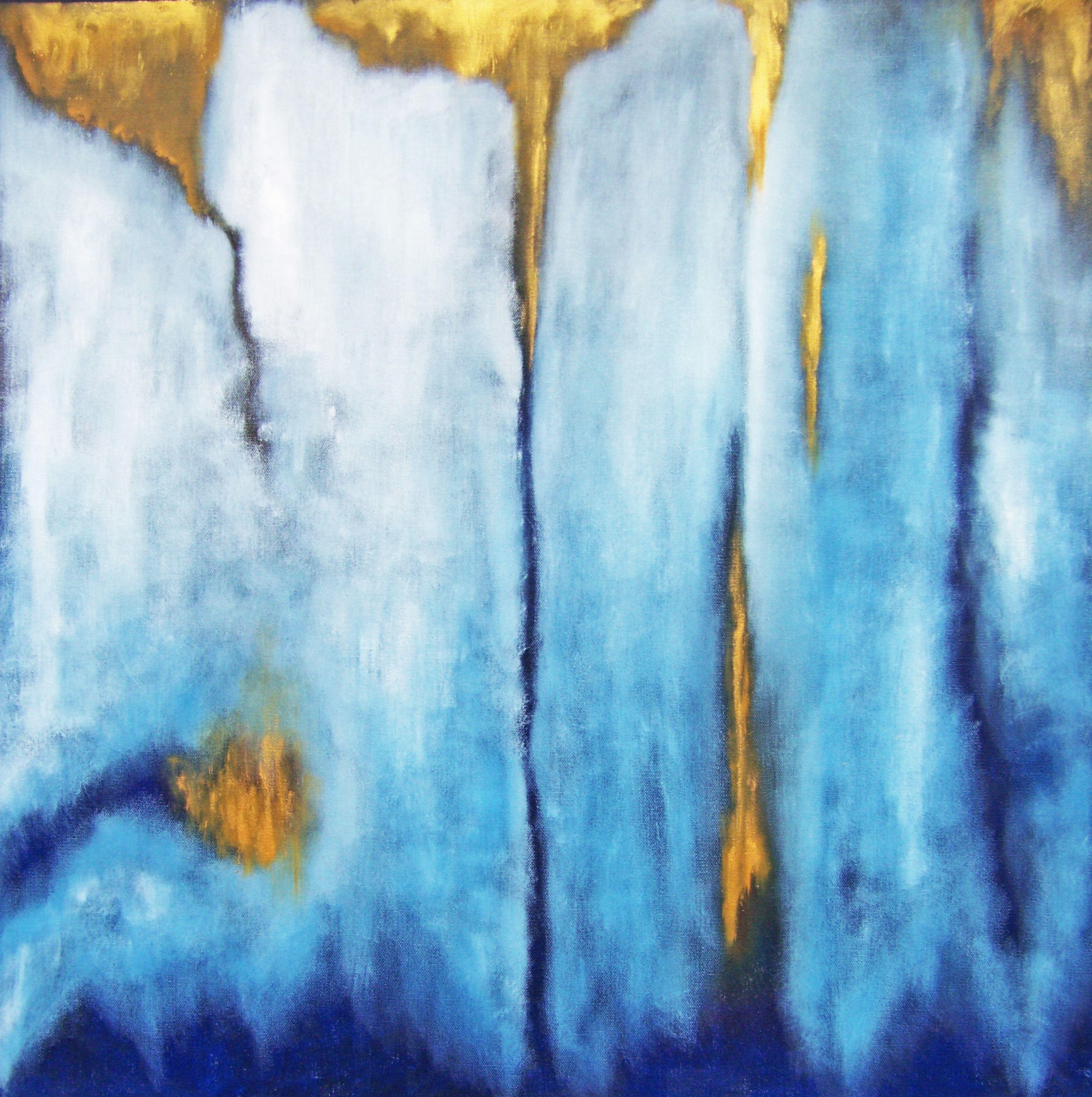 Abstract Painting di Jo Moore - Bring the Morning On I, Pittura, Olio su tela