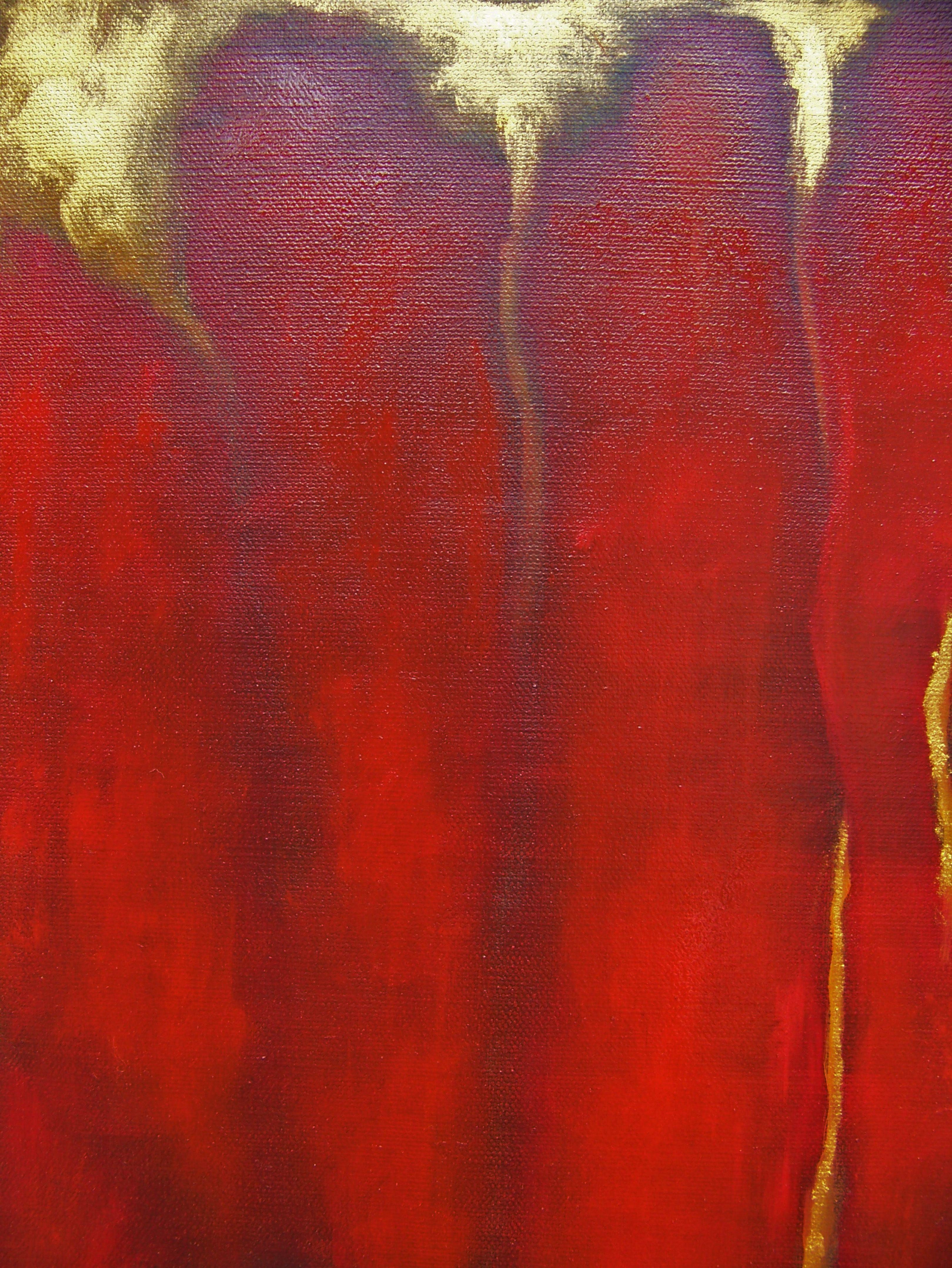 Bring the Morning On II, Pittura, Olio su tela - Painting di Jo Moore