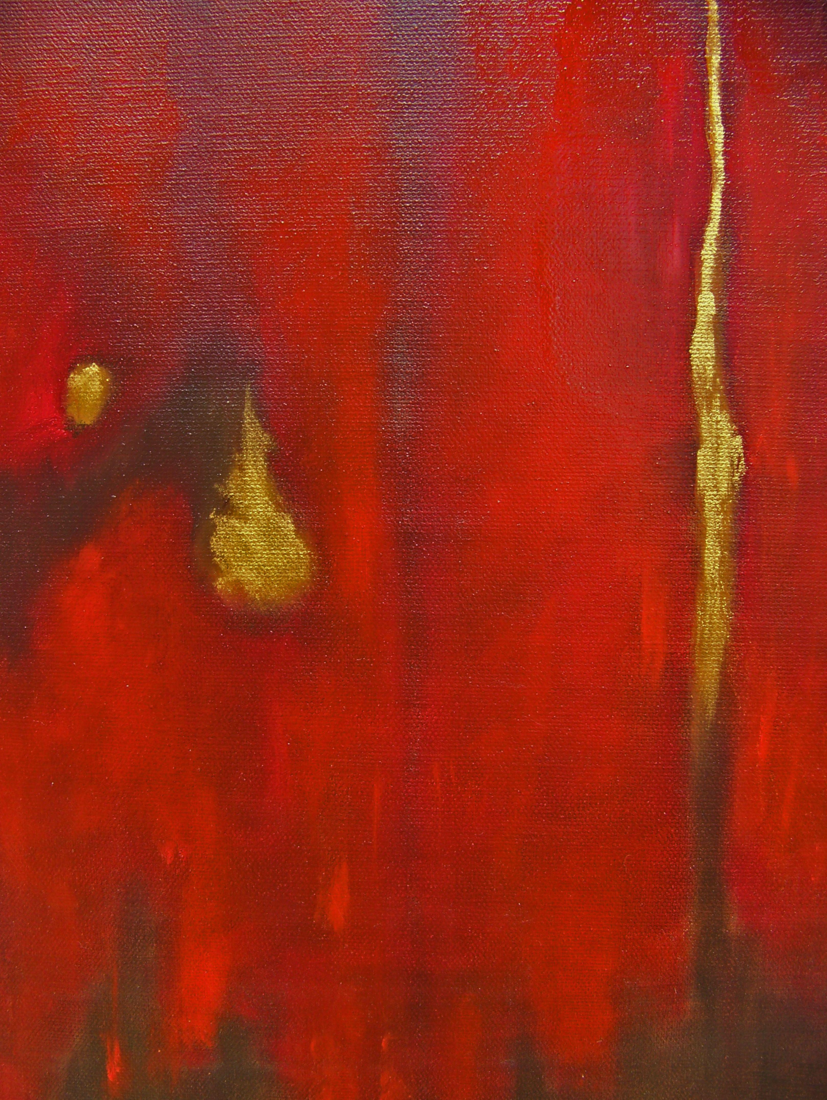Bring the Morning On II, Pittura, Olio su tela - Painting Astratto di Jo Moore