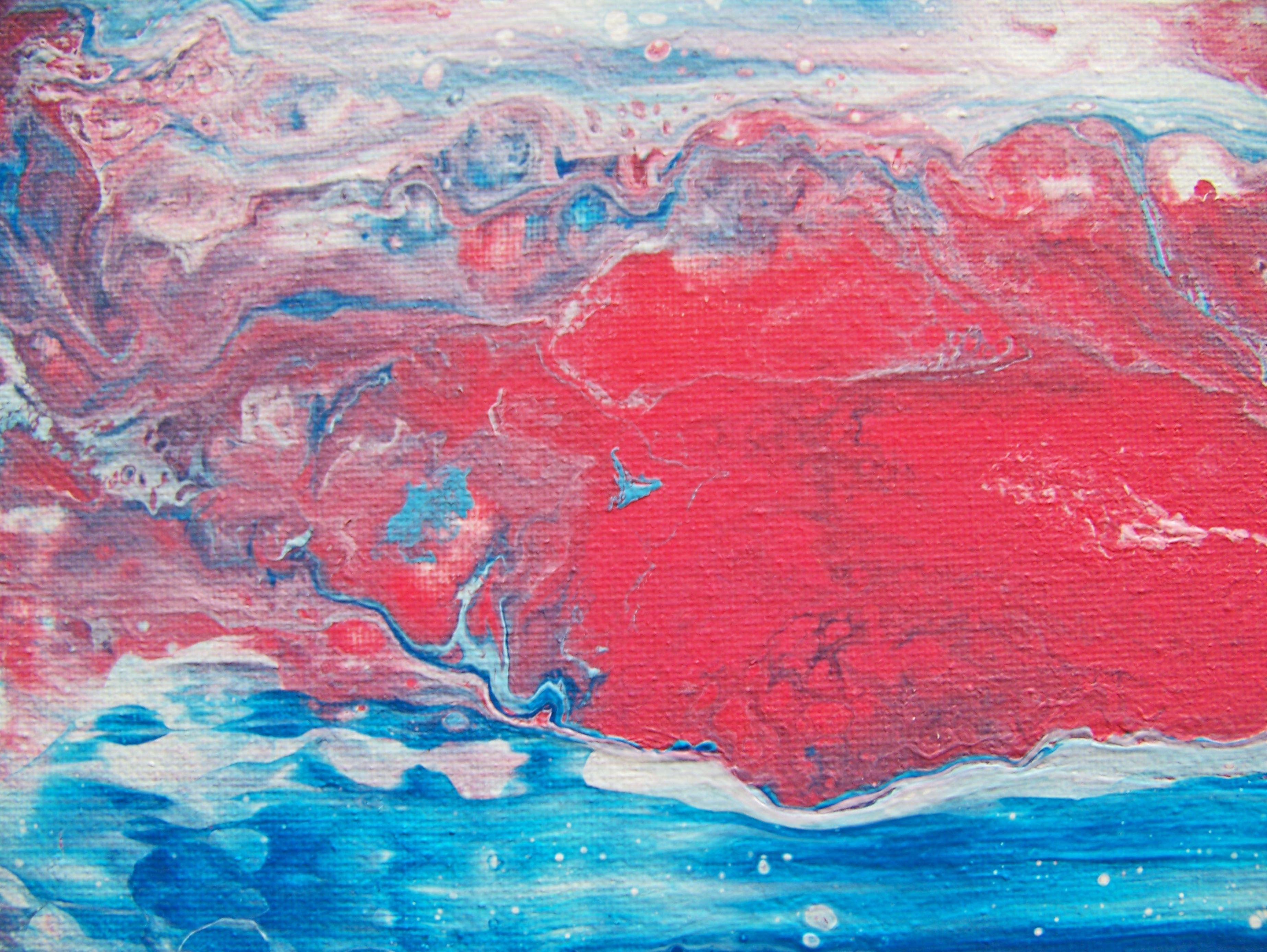 Celestial Strata, Painting, Acrylic on Canvas For Sale 2