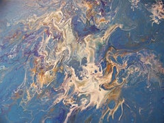Cerulean Skies---Etude II, Painting, Oil on Canvas