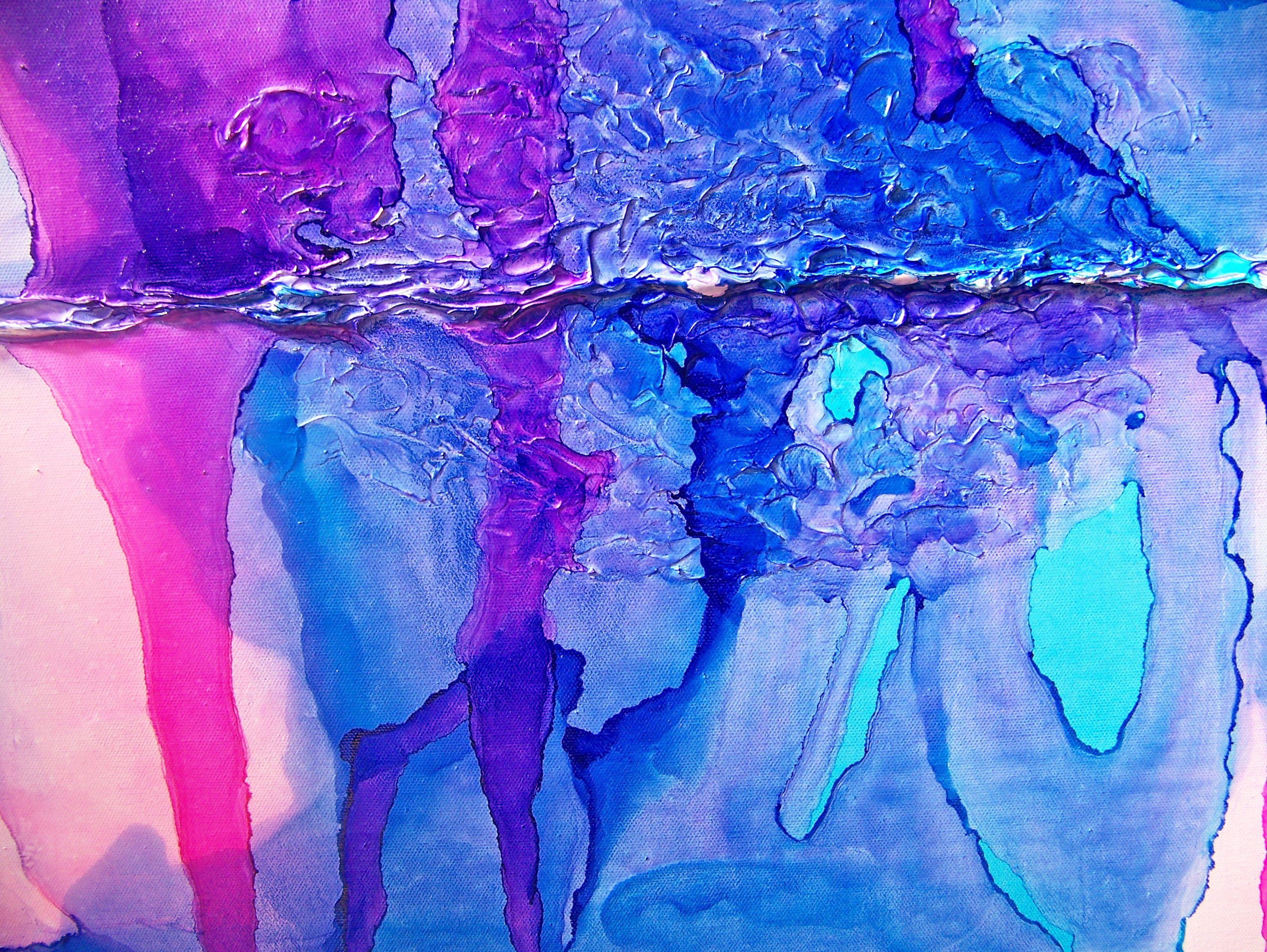 Danza delle Muse, Pittura, Olio su tela - Painting Astratto di Jo Moore