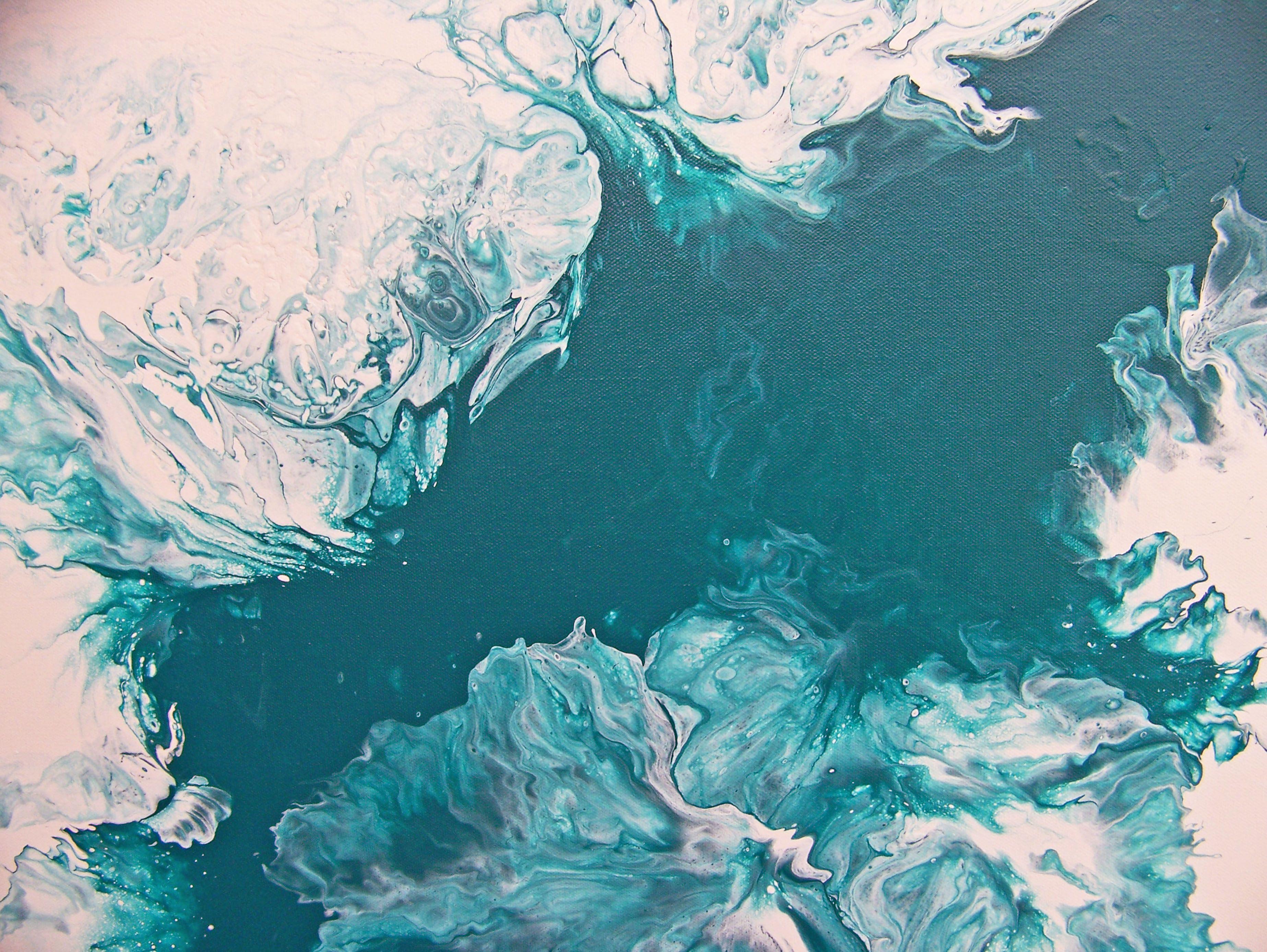 Abbraccio III, Pittura, Olio su tela - Painting Astratto di Jo Moore