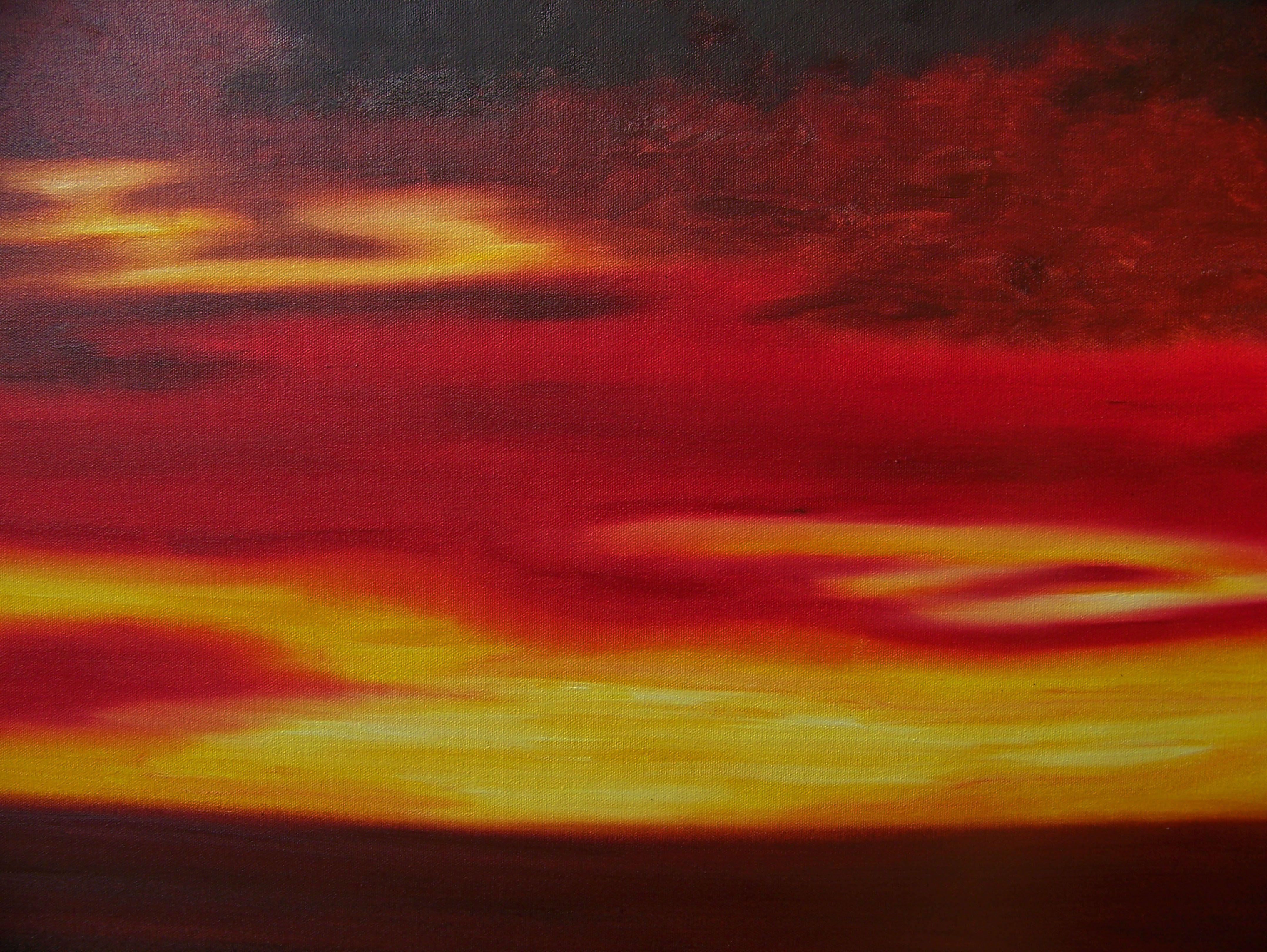 First Spill of Light, Painting, Oil on Canvas For Sale 1