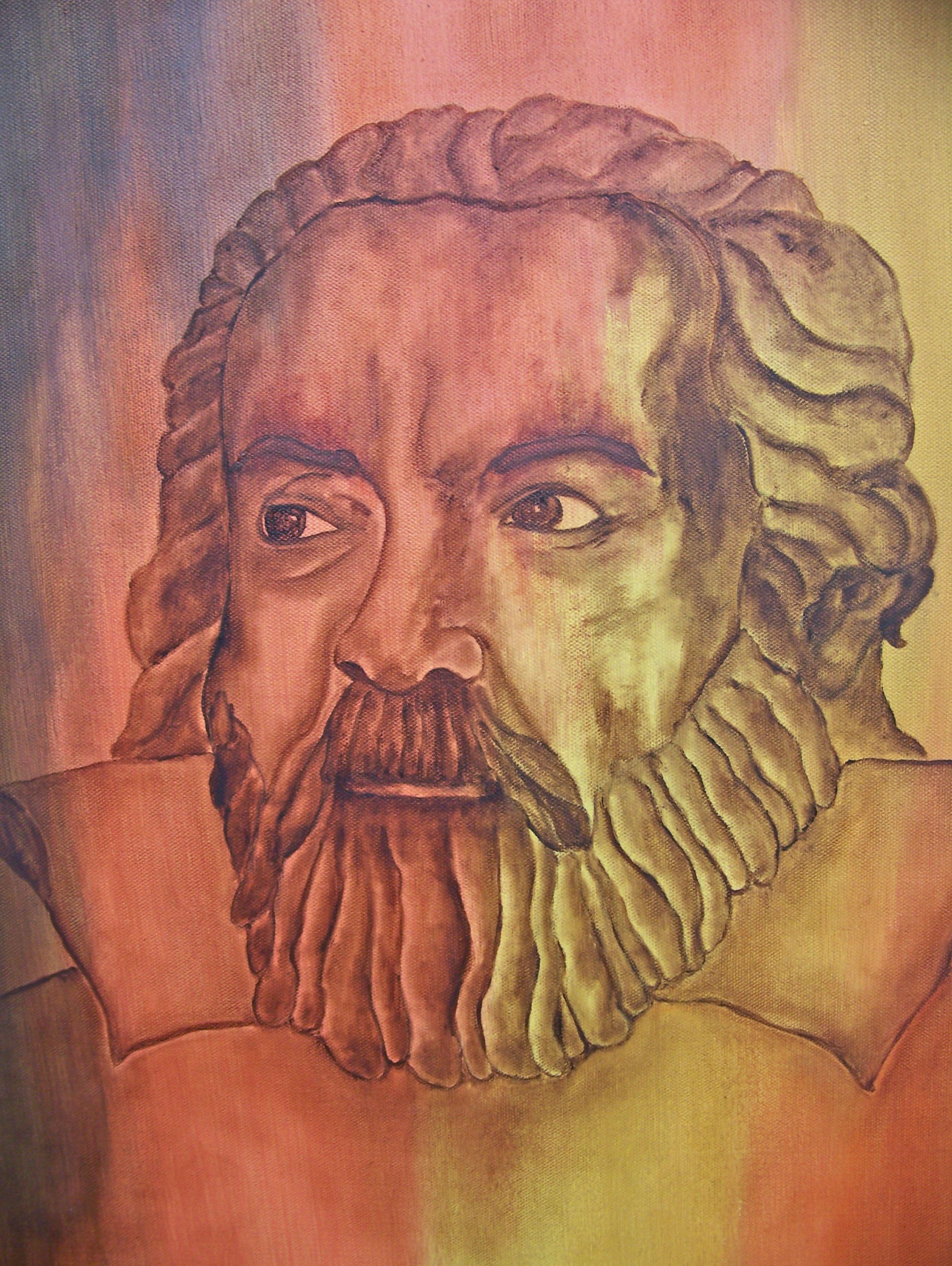 Galileo, Painting, Oil on Canvas For Sale 2