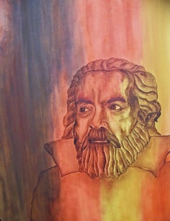 Galileo, Gemälde, Öl auf Leinwand