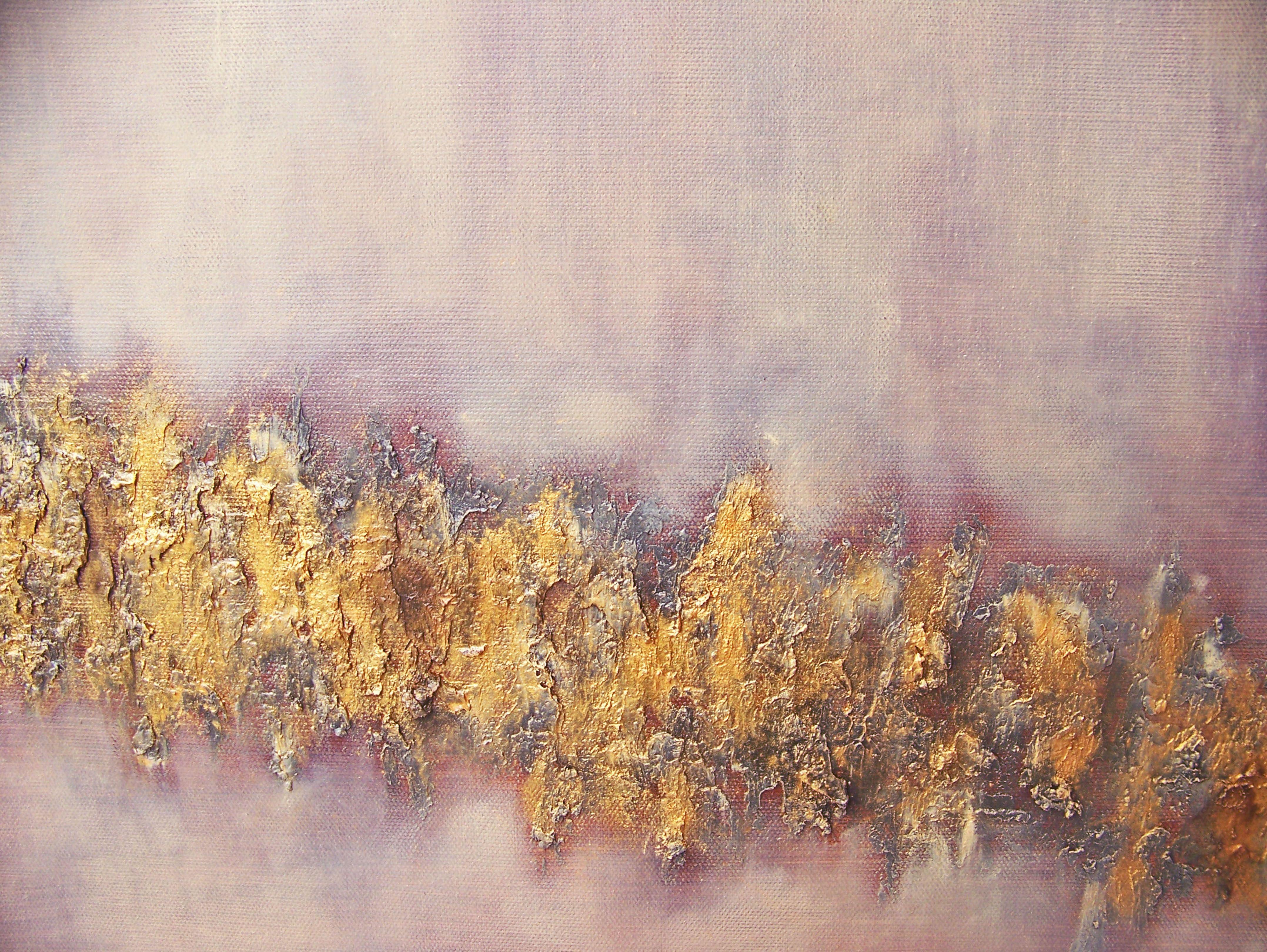 Gesto, Pittura, Olio su tela - Painting di Jo Moore