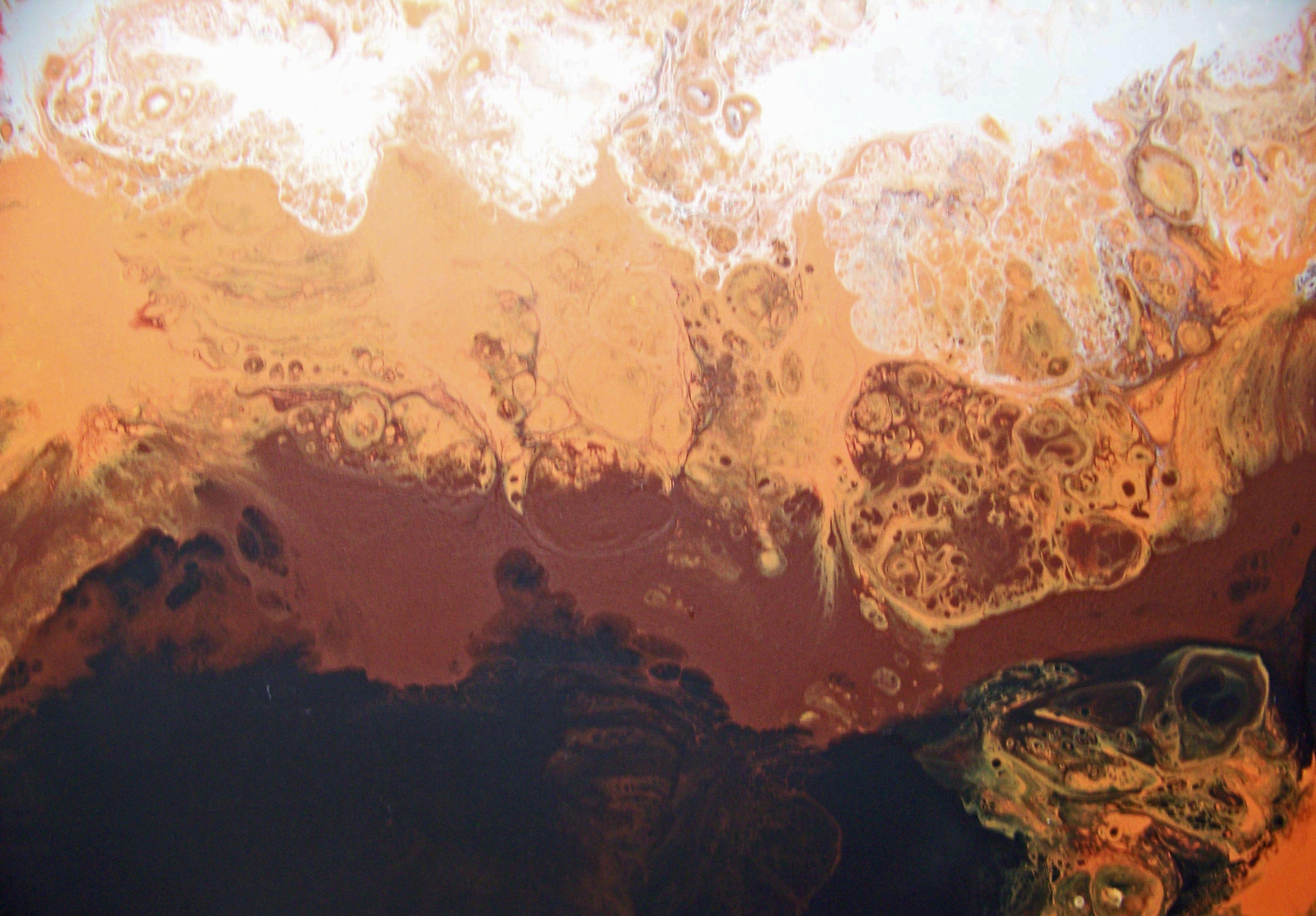 Abstract Painting di Jo Moore - Raccolto, Pittura, Olio su tela