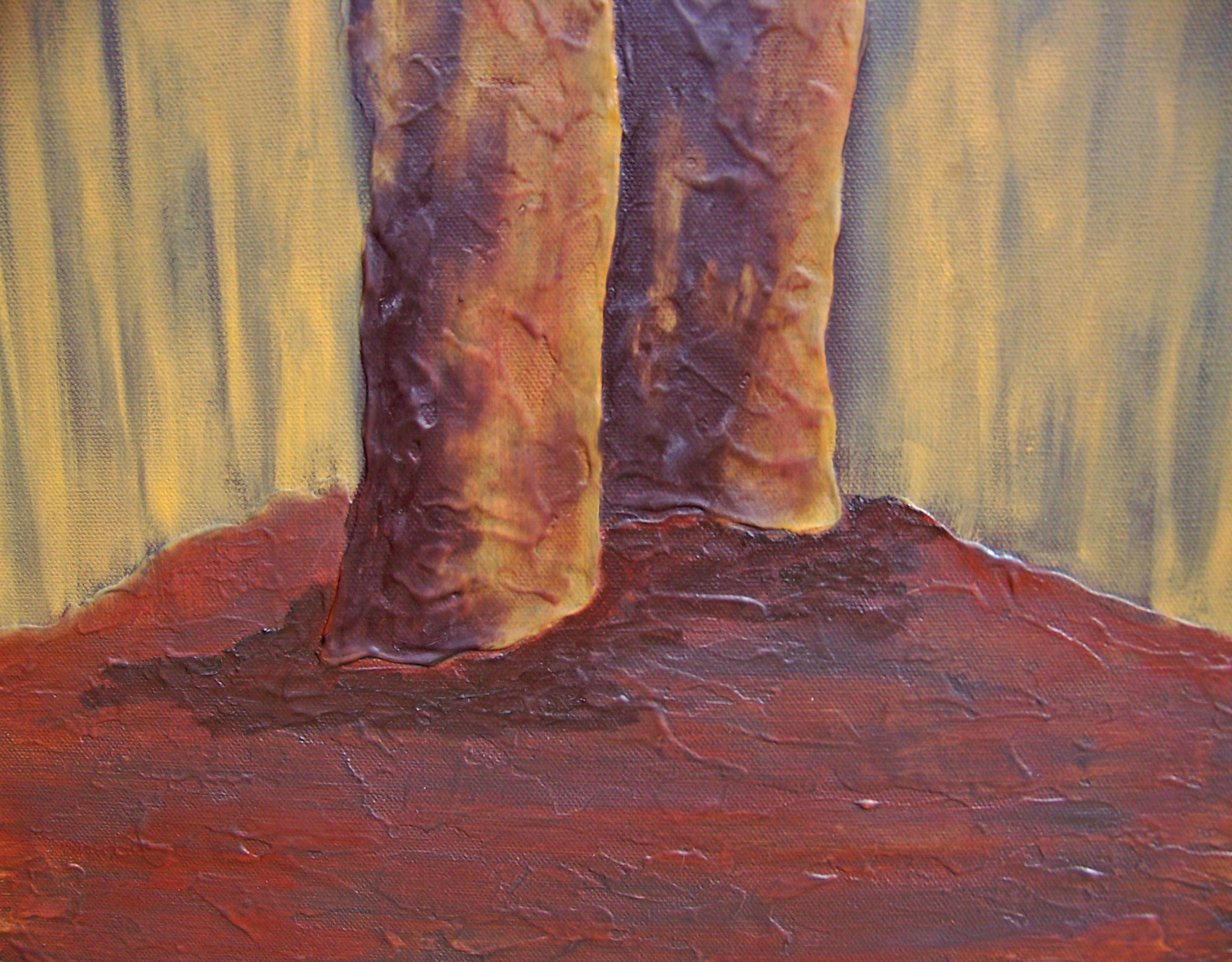 Heading Home I, Painting, Oil on Canvas For Sale 3