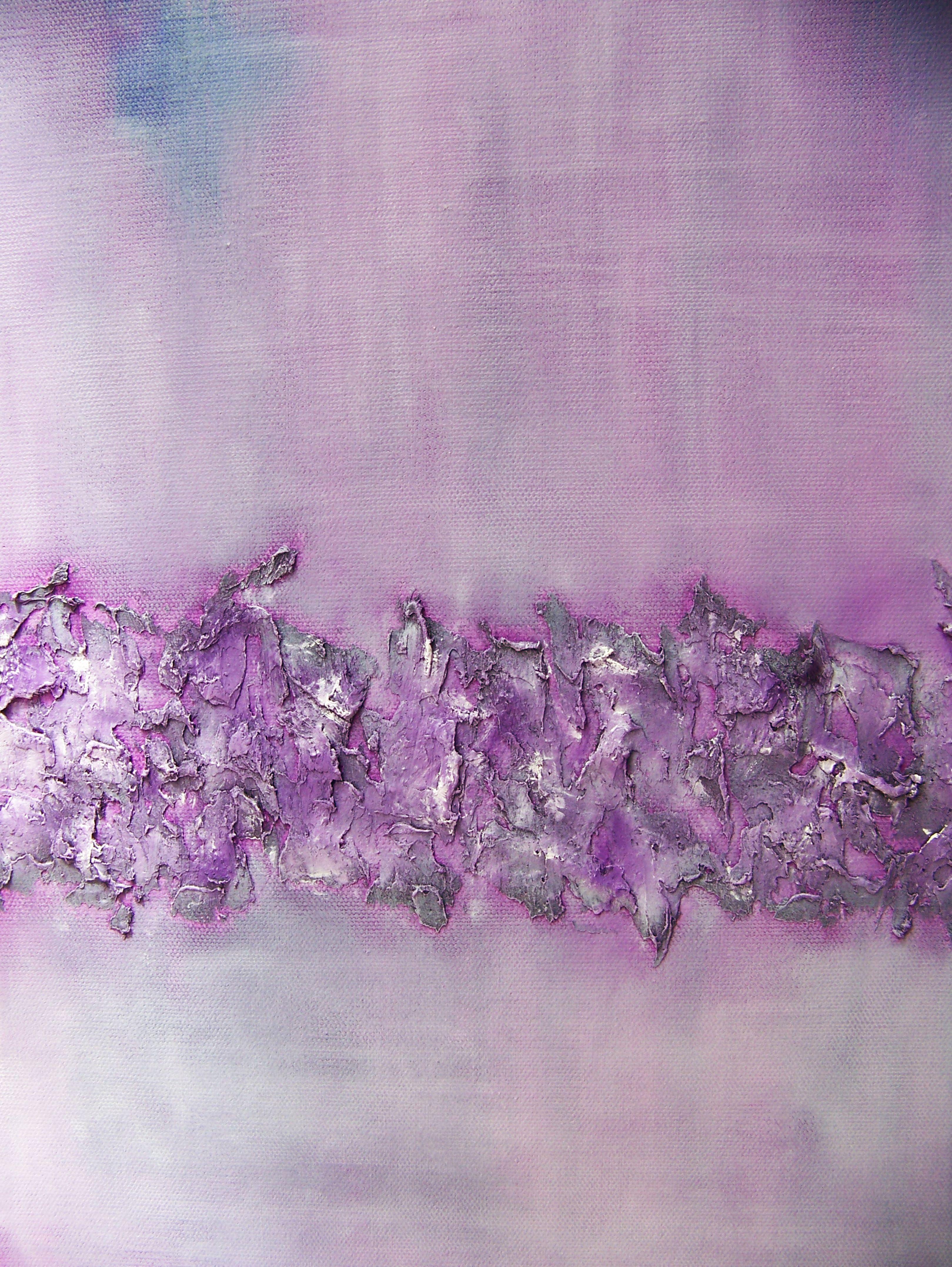 Lavender Ice, Painting, Oil on Canvas 1