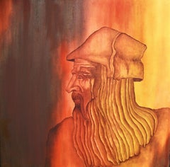 Leonardo, Gemälde, Öl auf Leinwand
