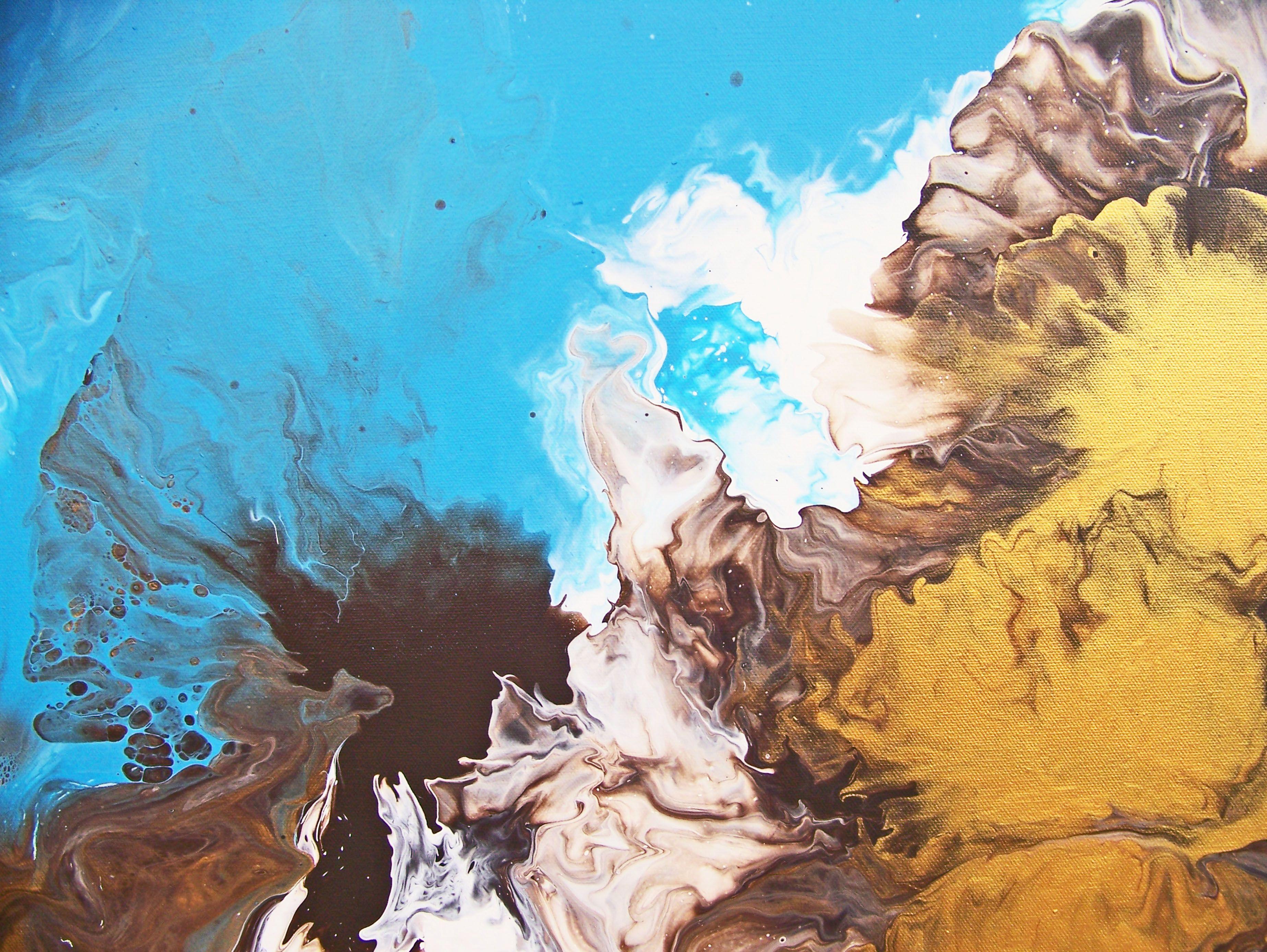 Love's Memories II, Gemälde, Öl auf Leinwand – Painting von Jo Moore