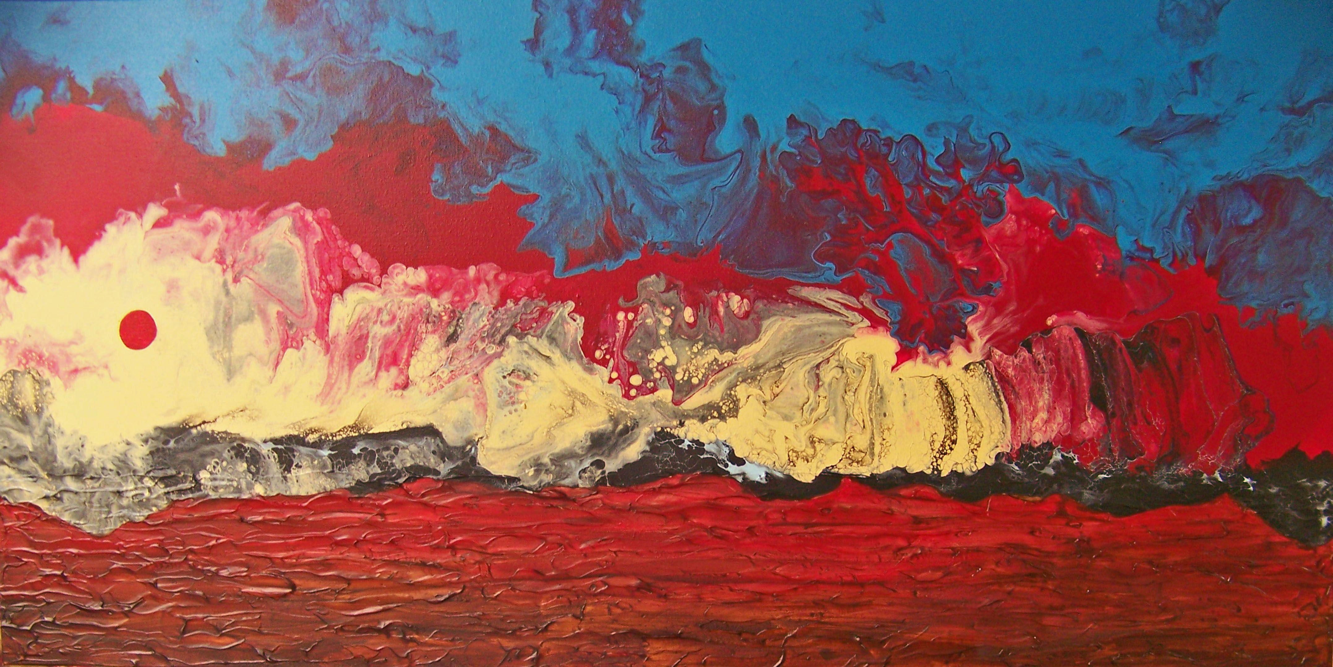 Jo Moore Abstract Painting - Morning Glow III, Painting, Oil on Canvas