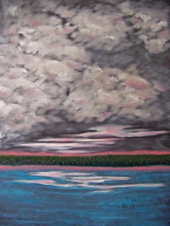 Pecos River Sloo, Painting, Oil on Canvas