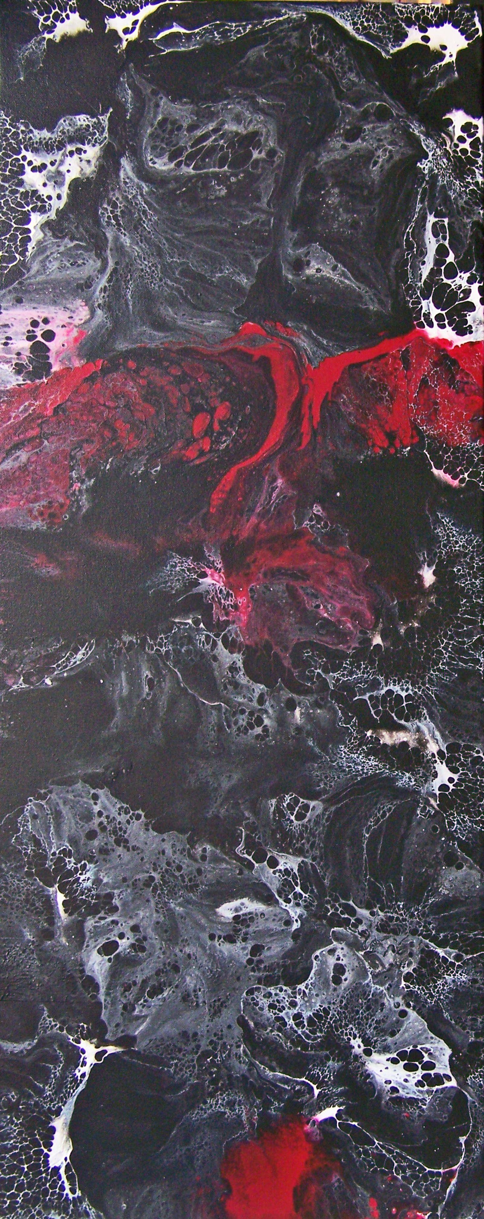 Abstract Painting di Jo Moore - Ricordando il domani IV, Pittura, Olio su tela