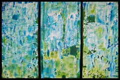 Santa Fe Summer--Triptych, Painting, Oil on Canvas