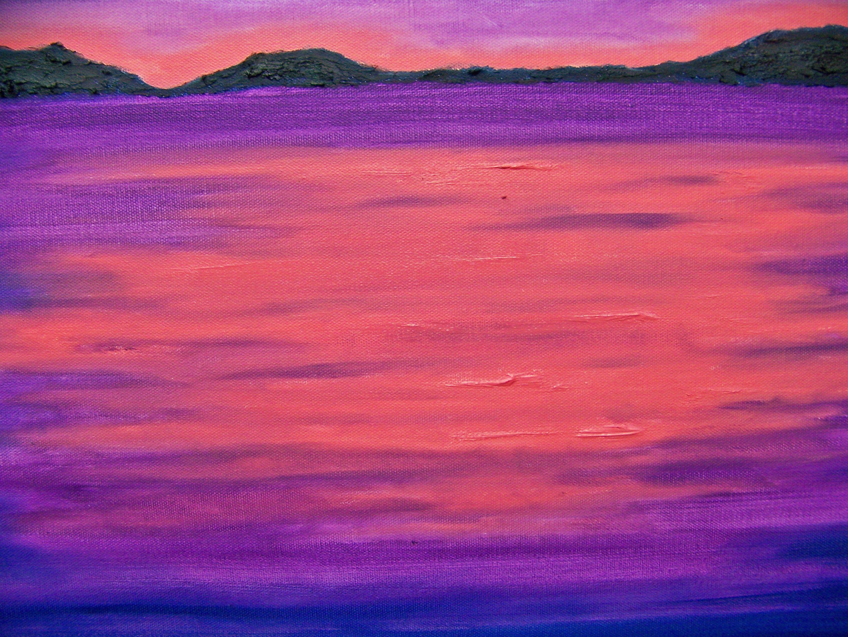 Softly into the Night II, Paintin`g, Oil on Canvas For Sale 1
