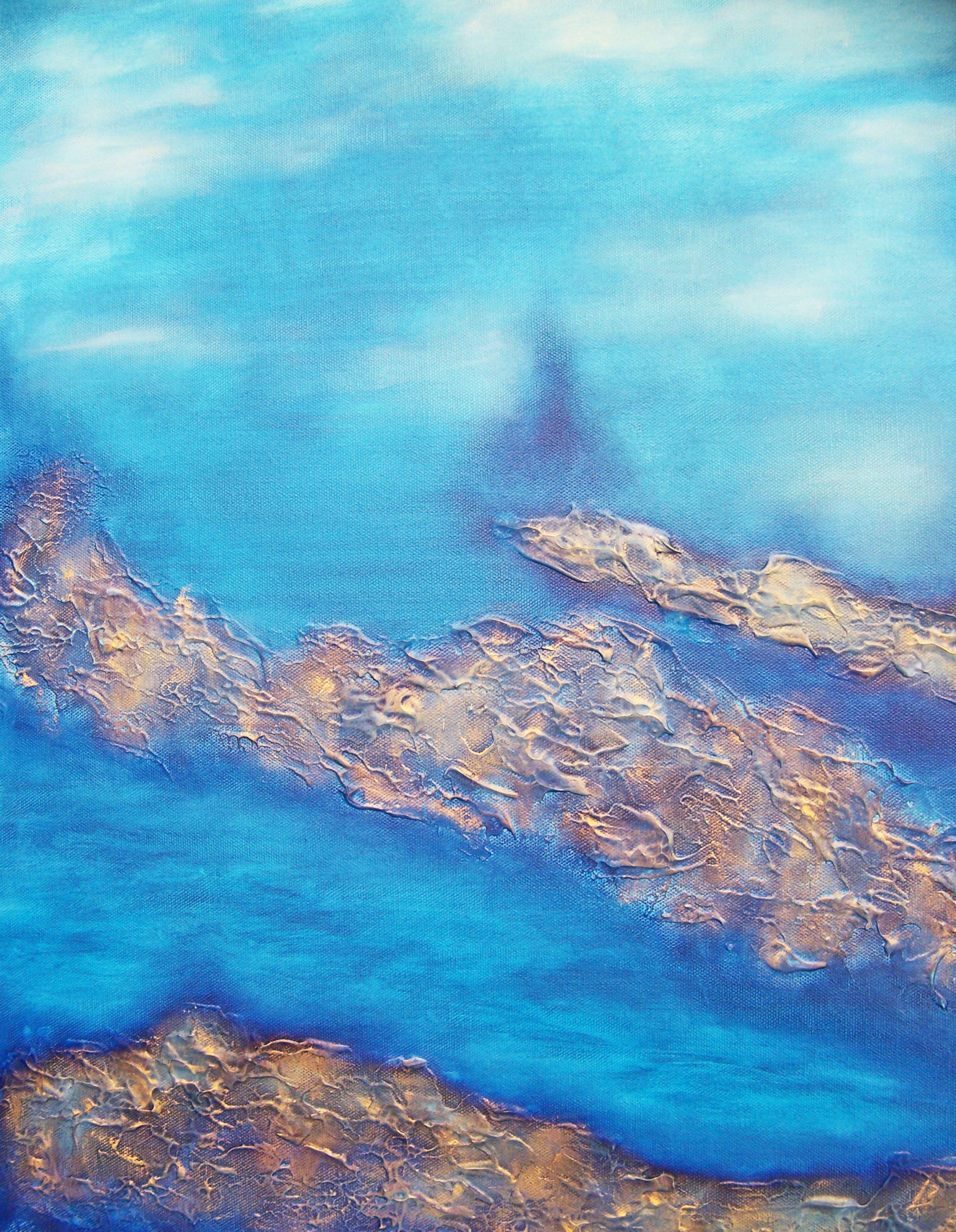 The Silence of Serenity, Painting, Oil on Canvas For Sale 2