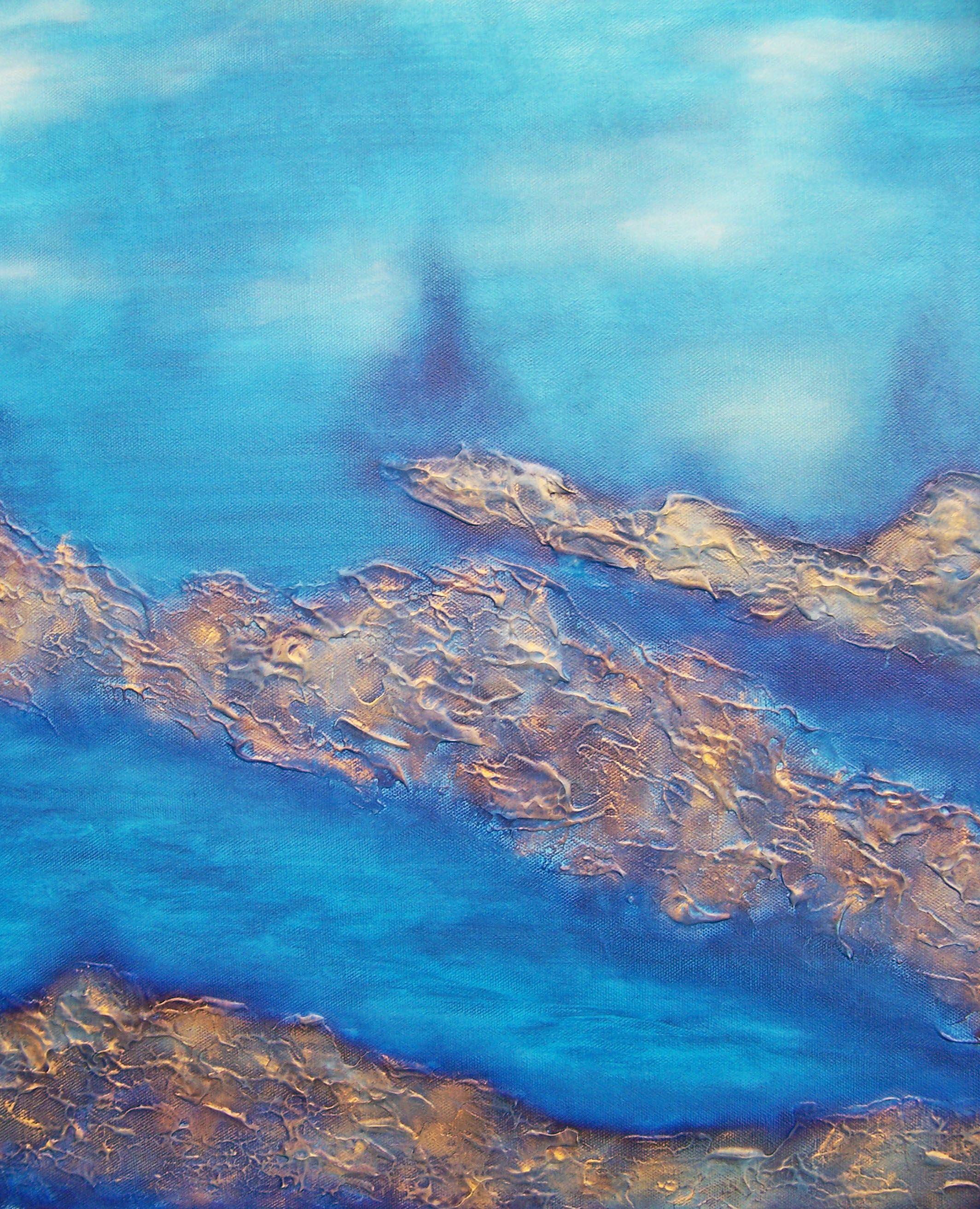 The Silence of Serenity, Painting, Oil on Canvas For Sale 3