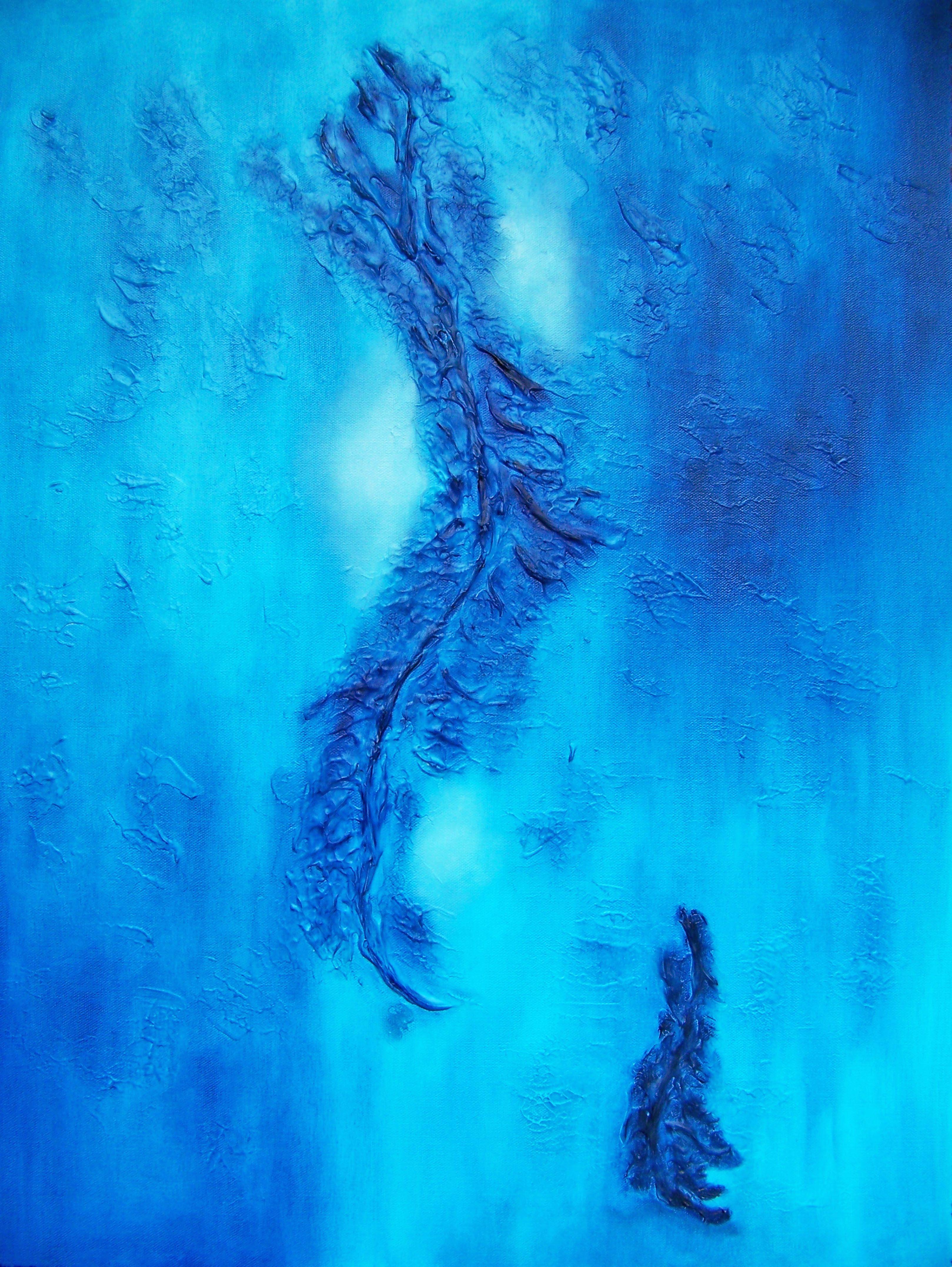 Jo Moore Abstract Painting - Trust in Me, Painting, Oil on Canvas