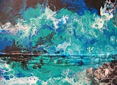 Donde se elevan los ángeles IV, Pintura, Acrílico sobre lienzo