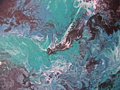 Donde se elevan los ángeles V, Pintura, Acrílico sobre lienzo