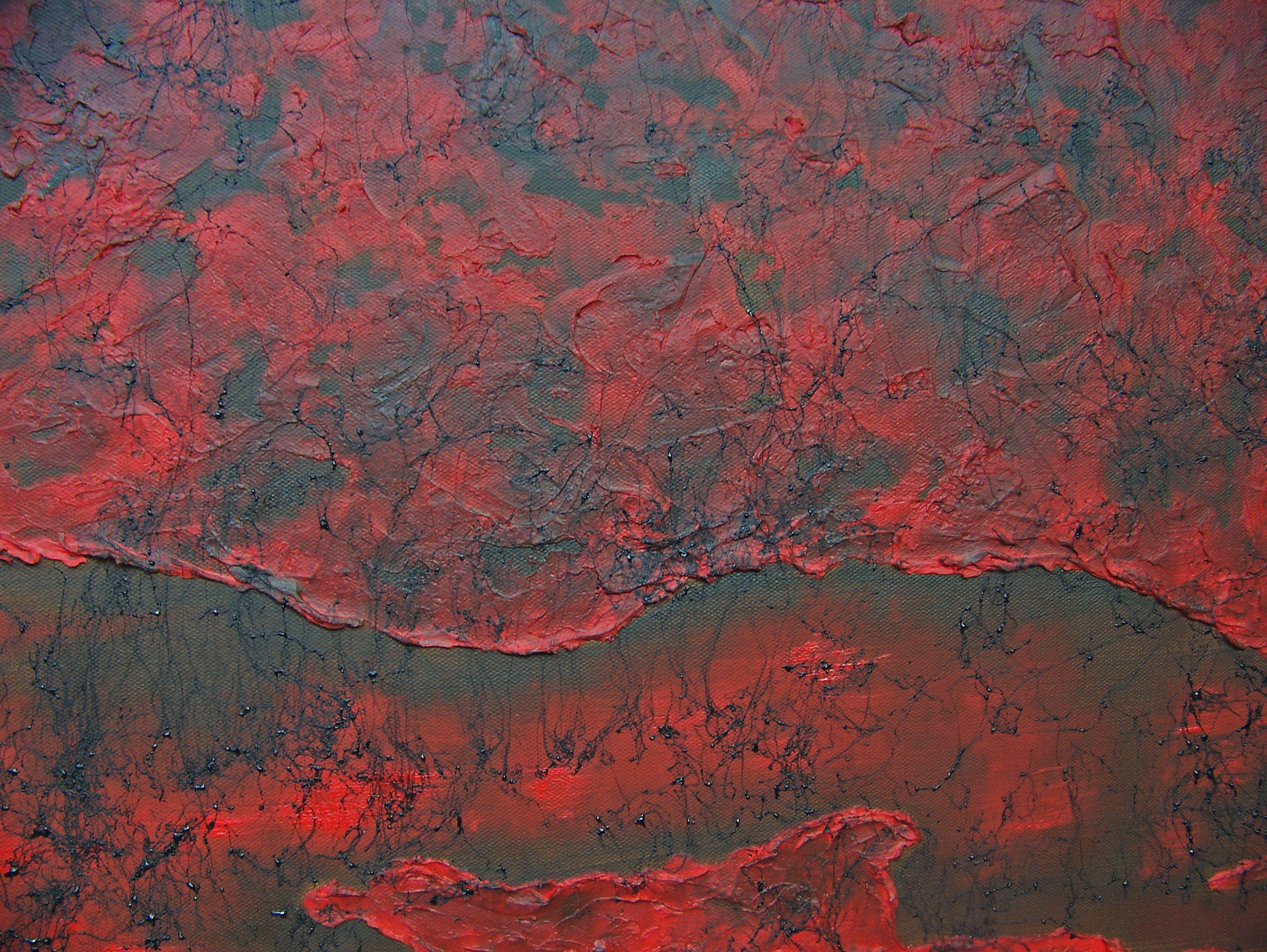 Dove cadono le ombre, Pittura, Olio su tela - Painting di Jo Moore