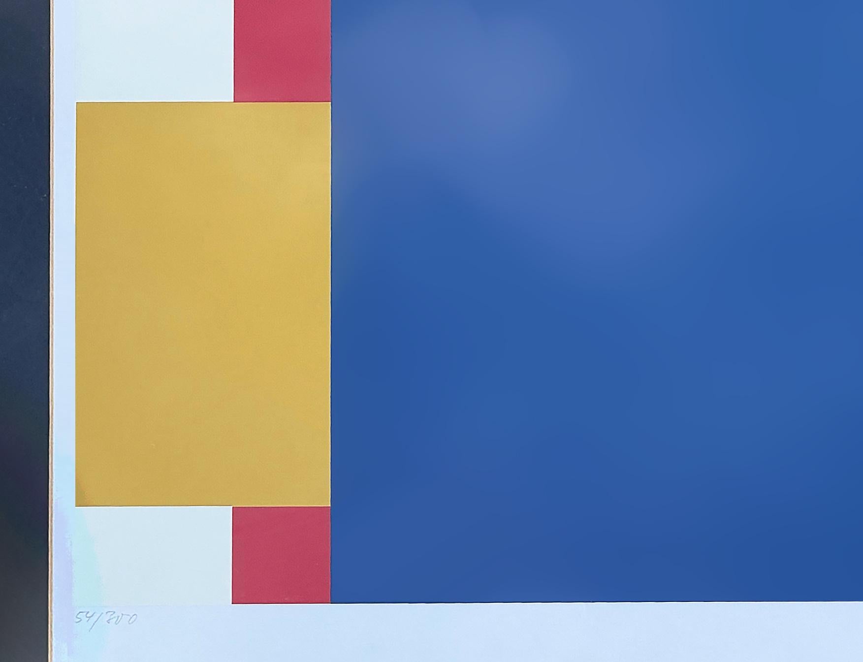 Modern Jo Niemeyer Abstract Lithographs, Signed and Numbered, Set of 3 For Sale