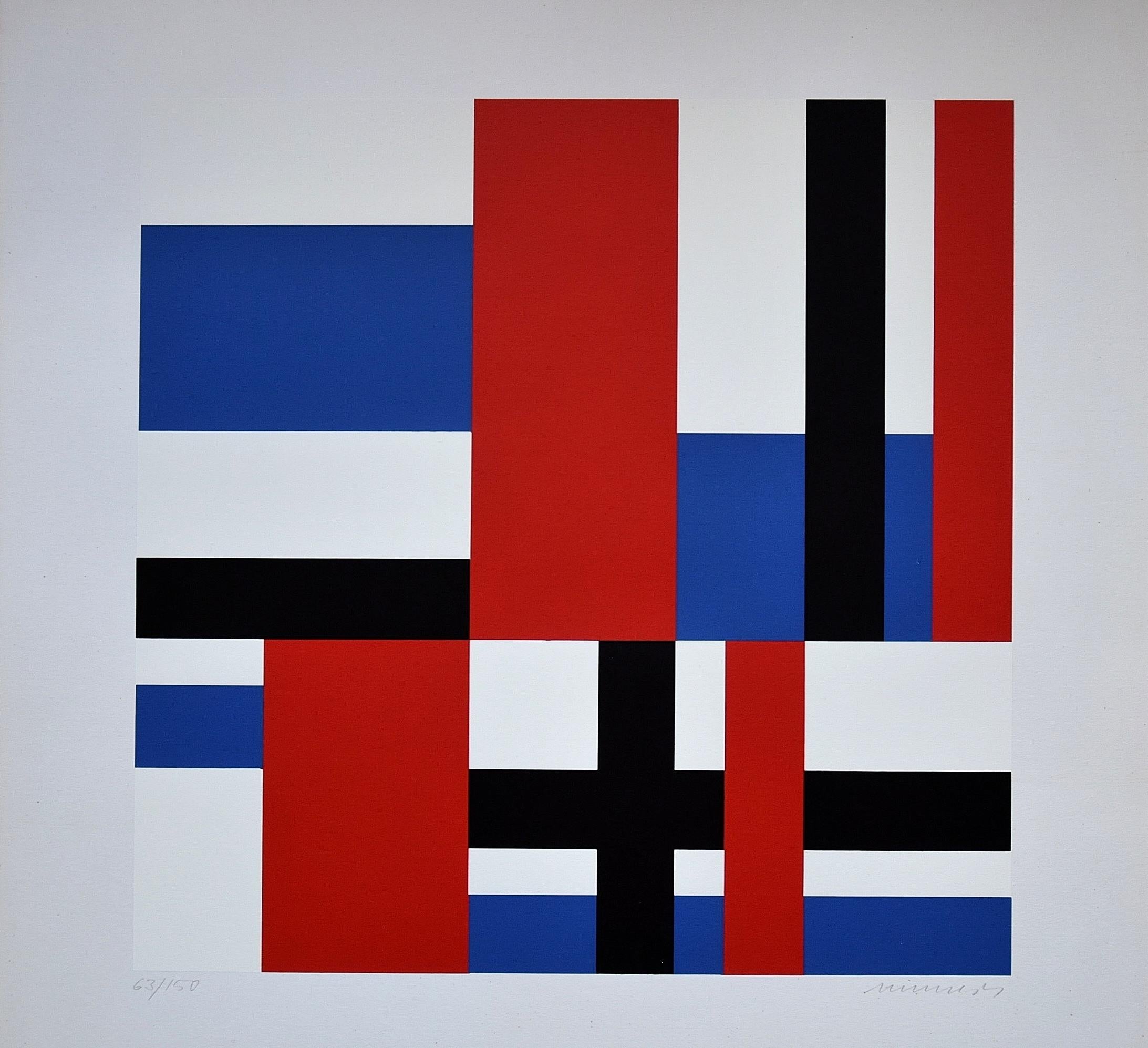 Late 20th Century Jo Niemeyer Constructivist Art For Sale